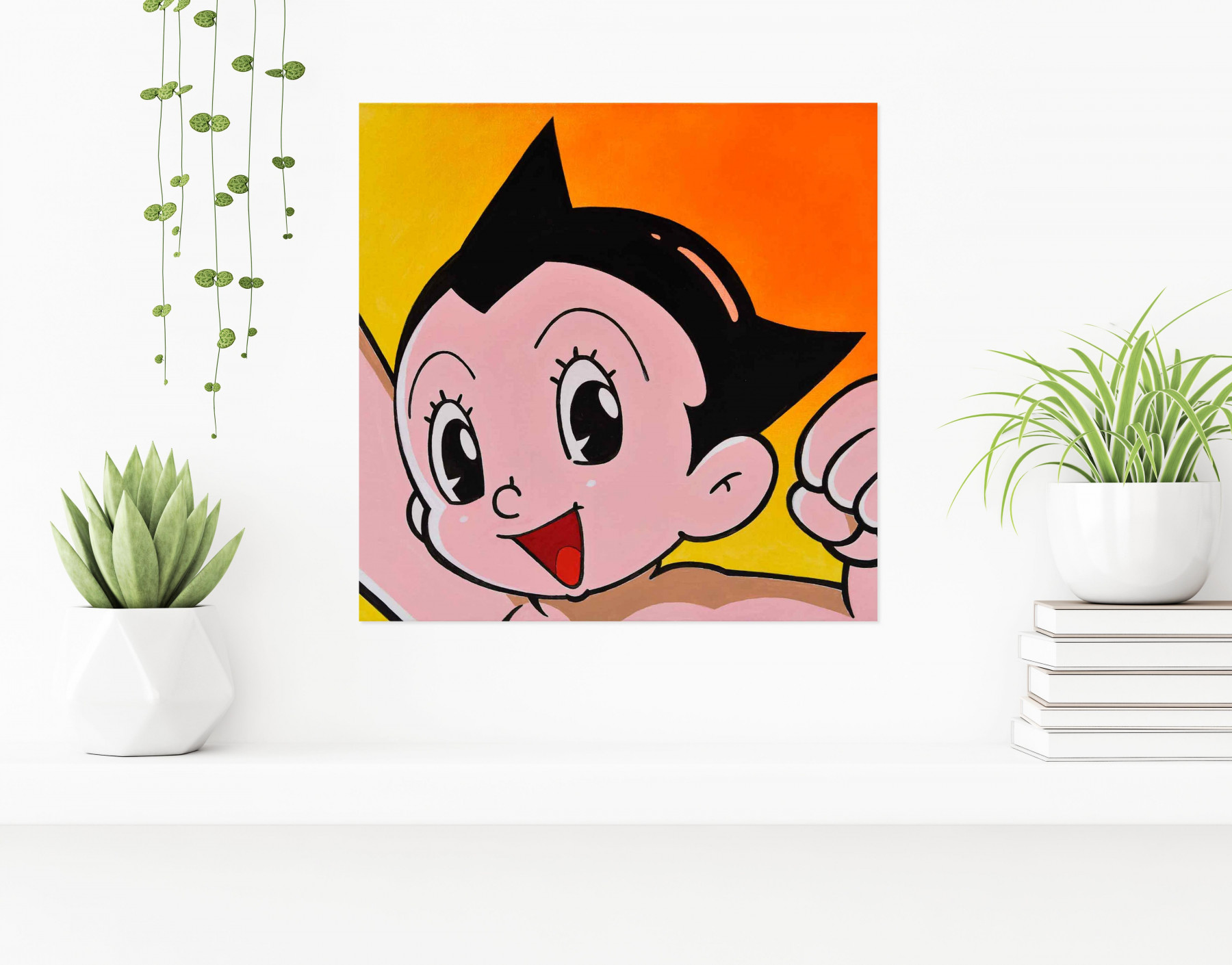 MC Garbage, Astroboy, painting - Artalistic online contemporary art buying and selling gallery