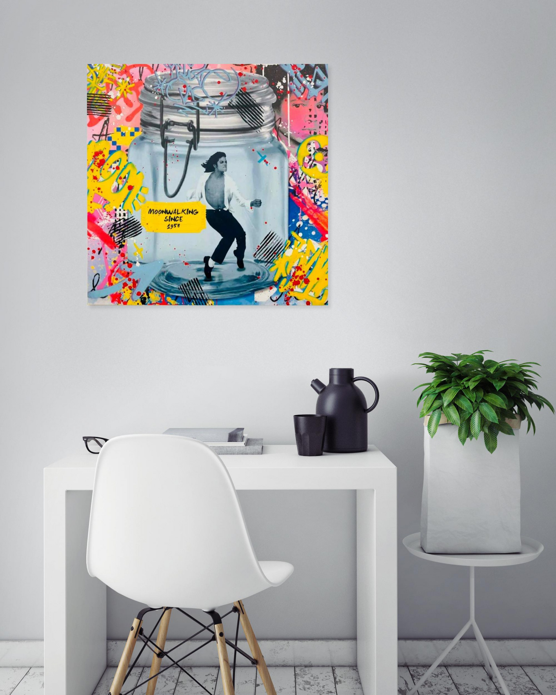 Aiiroh, Preserve Michale Jackson, painting - Artalistic online contemporary art buying and selling gallery