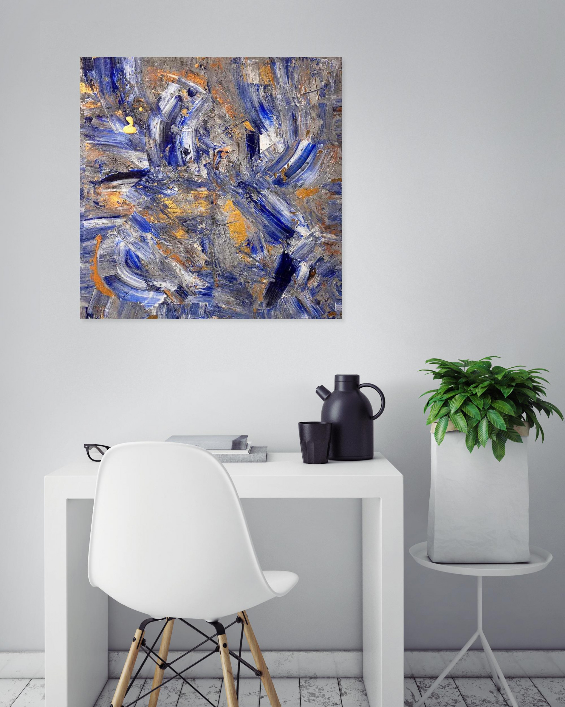 Flora Pachelska, Perdue mais pas seule, painting - Artalistic online contemporary art buying and selling gallery