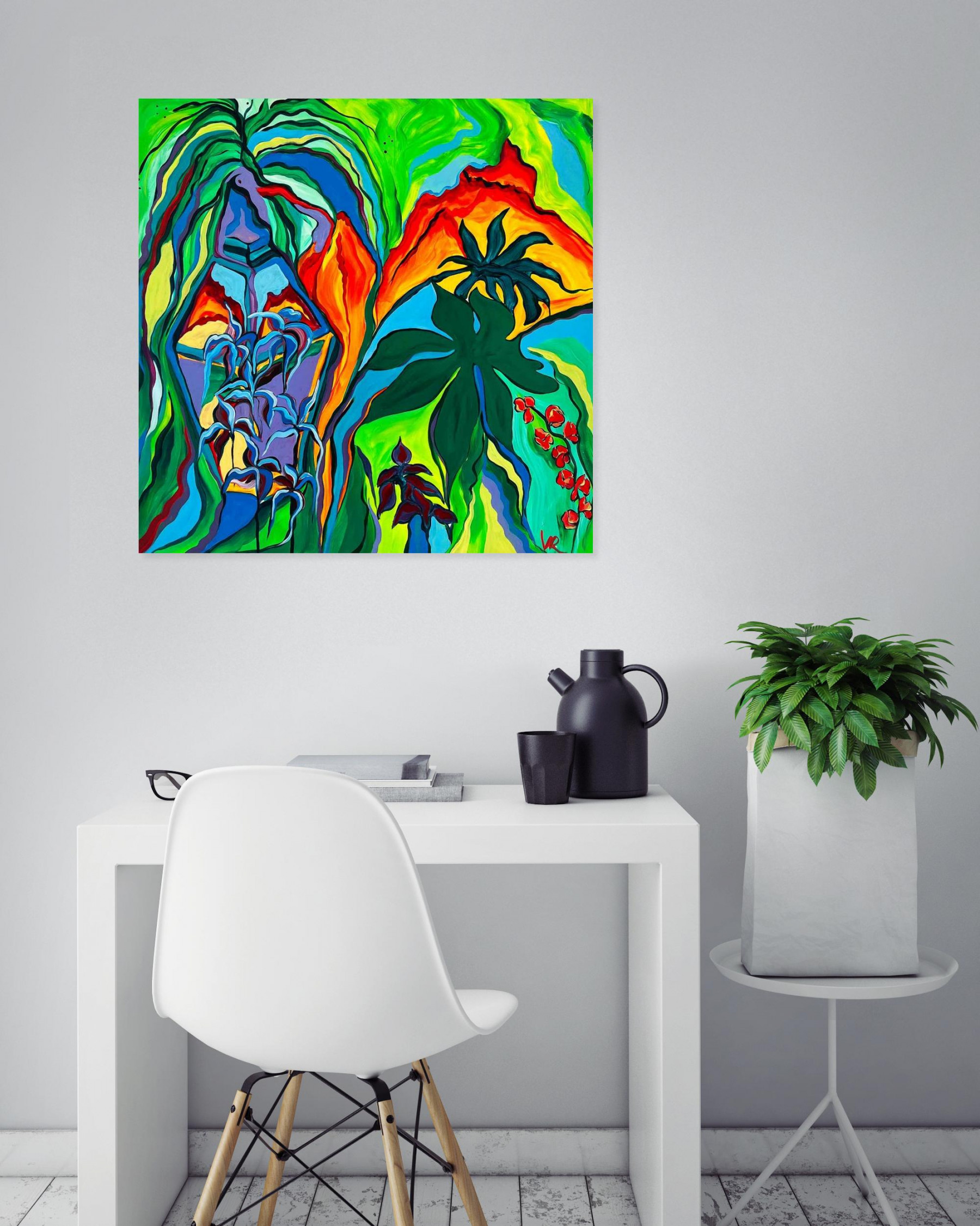 Valérie Riou, A corner of my life, painting - Artalistic online contemporary art buying and selling gallery