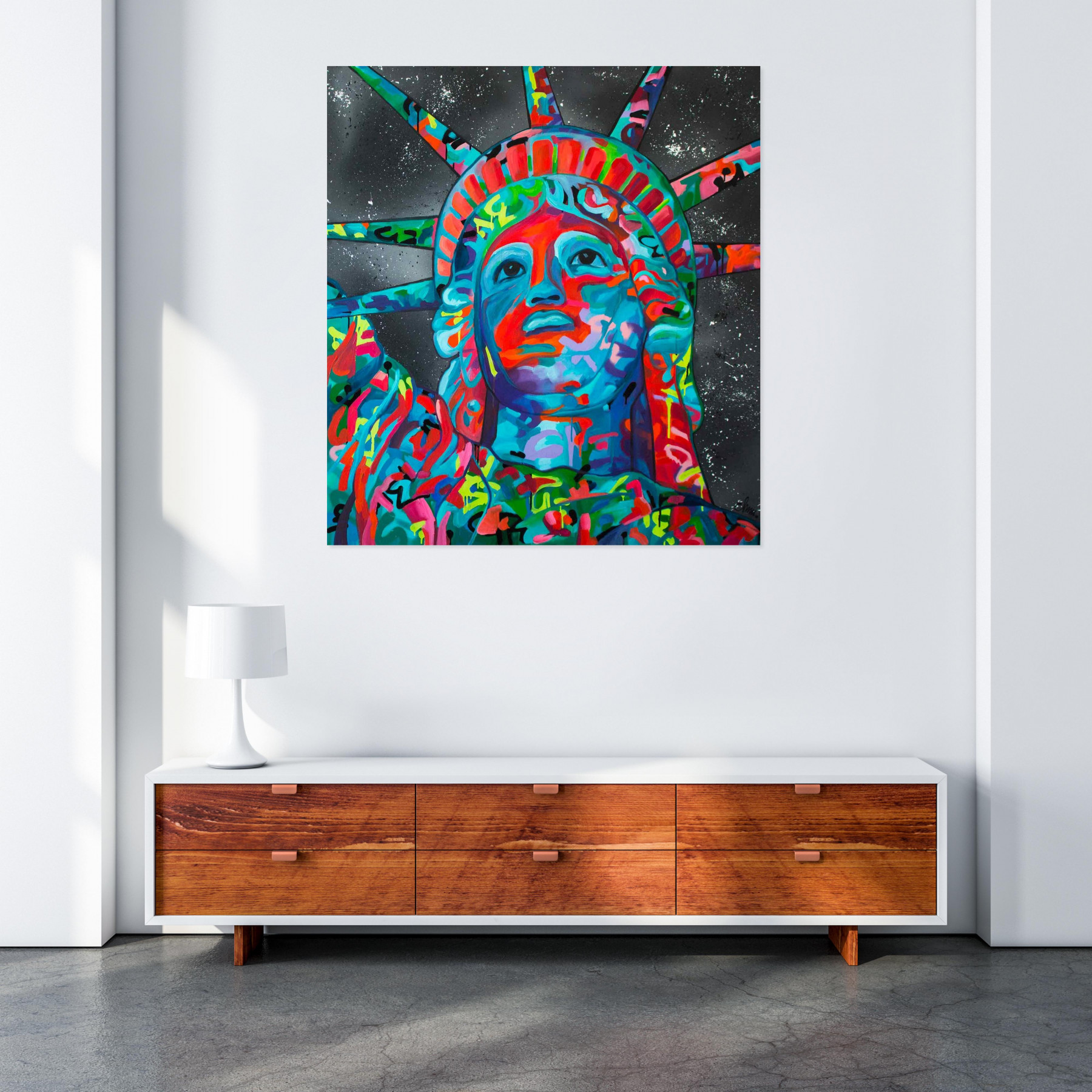 Monika Mrowiec, The liberty is now, painting - Artalistic online contemporary art buying and selling gallery