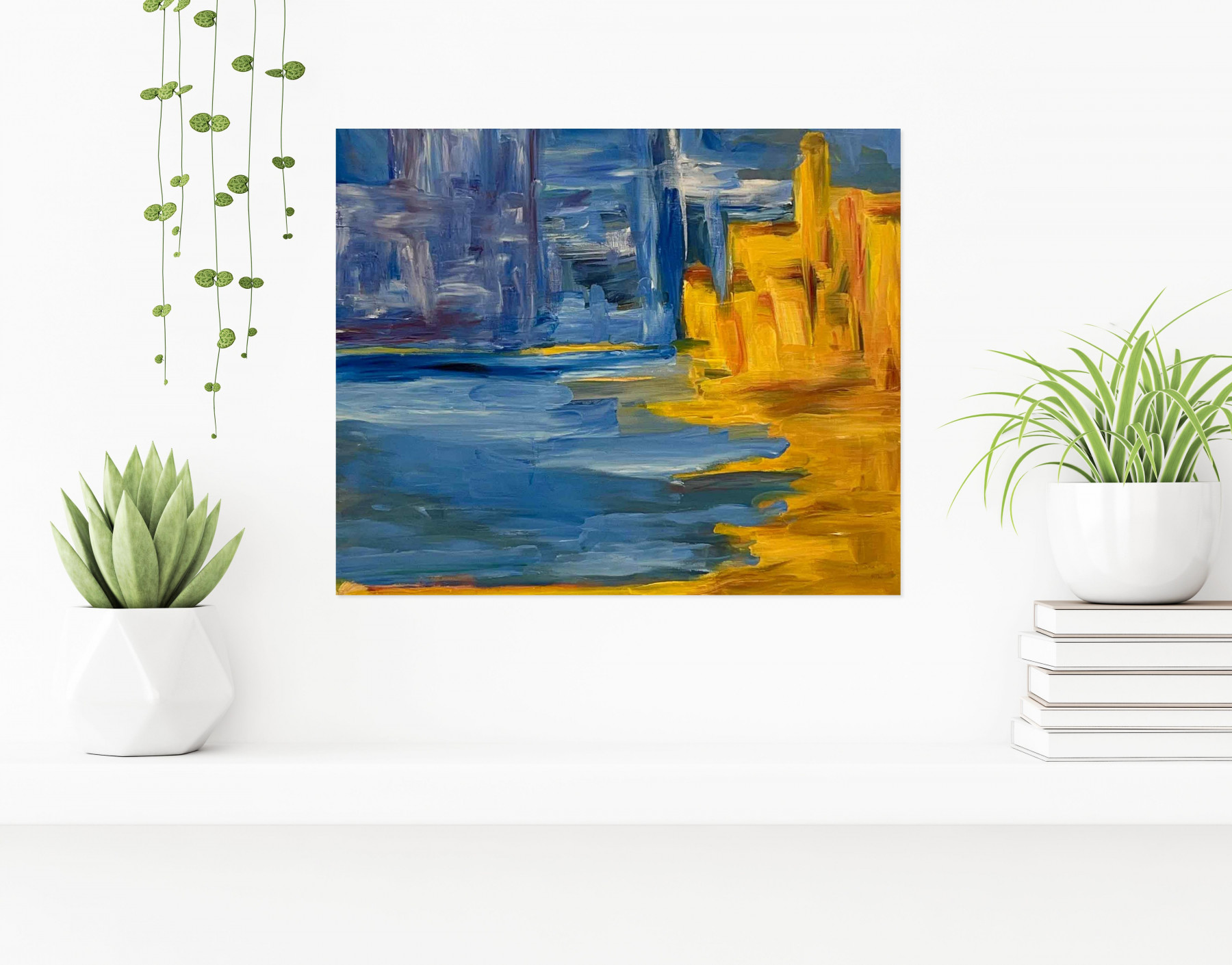 Katia Feintuch, Falaise, painting - Artalistic online contemporary art buying and selling gallery