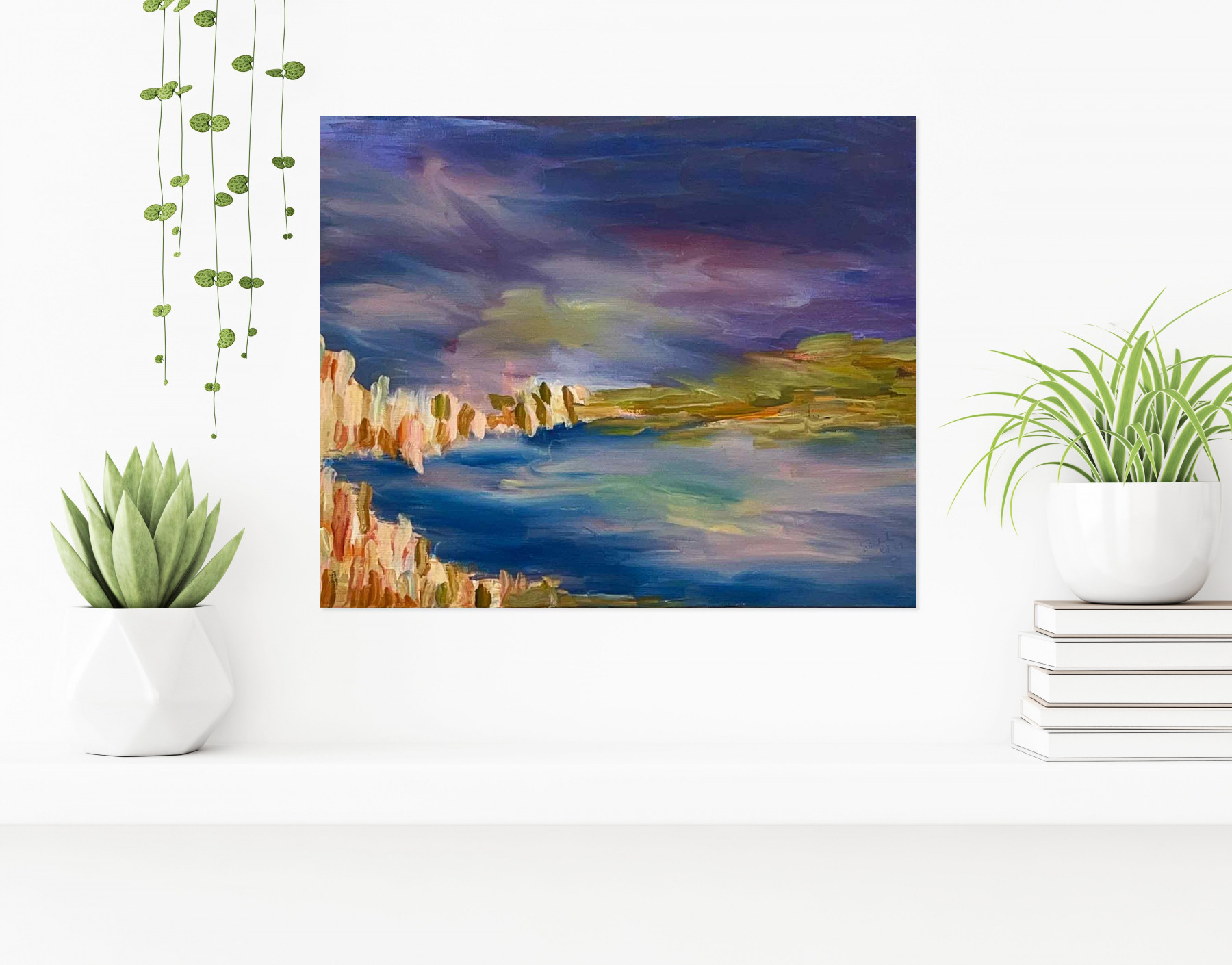 Katia Feintuch, Paysage océanique, painting - Artalistic online contemporary art buying and selling gallery