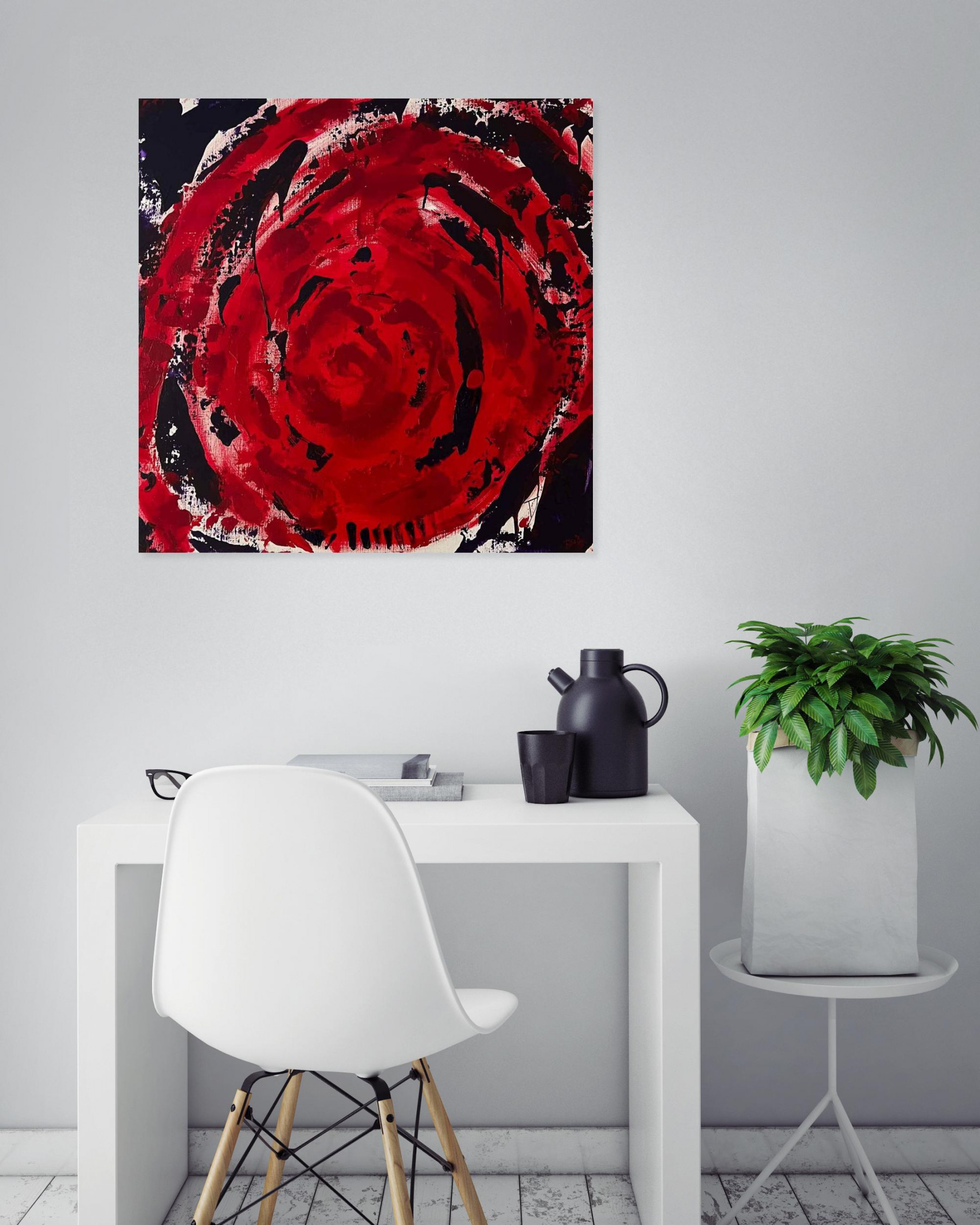 Tali, Bleu d'Egypte, painting - Artalistic online contemporary art buying and selling gallery