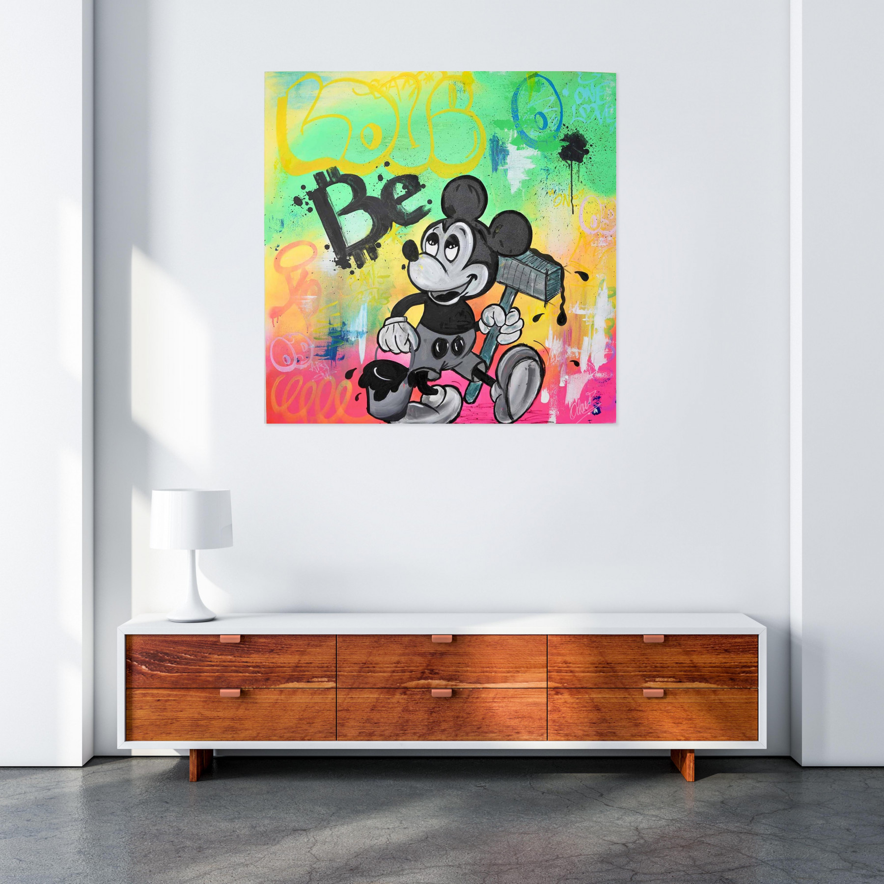 ODart, To be or not to bit, painting - Artalistic online contemporary art buying and selling gallery