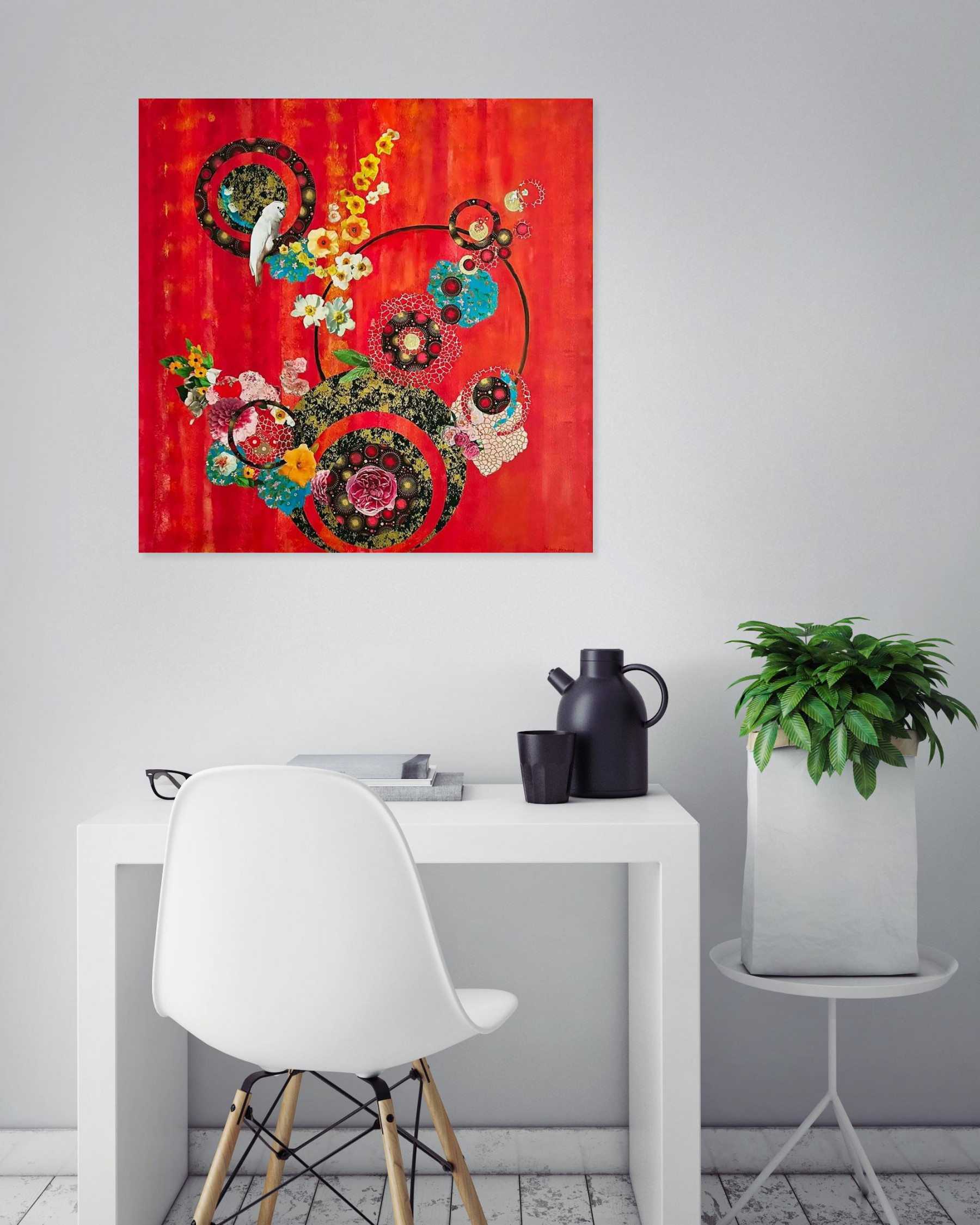 Marie-Laure Hamard, Setsubun, painting - Artalistic online contemporary art buying and selling gallery
