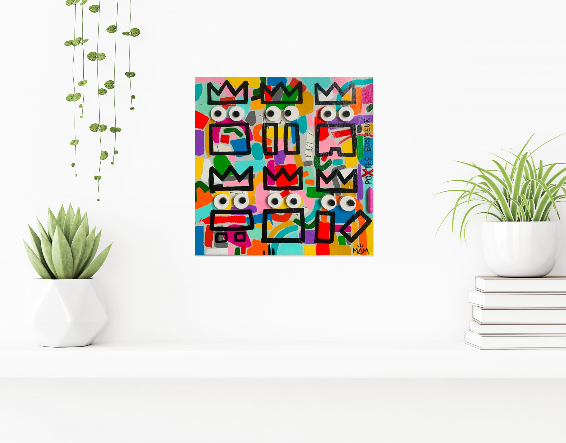 MAM, Pote bonheur, painting - Artalistic online contemporary art buying and selling gallery