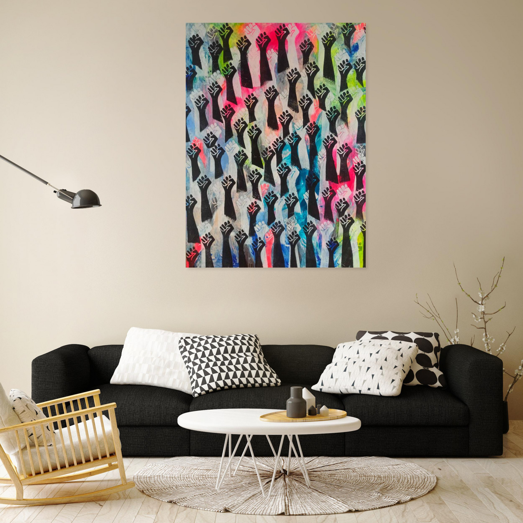 Dessein, The raging hearts, painting - Artalistic online contemporary art buying and selling gallery