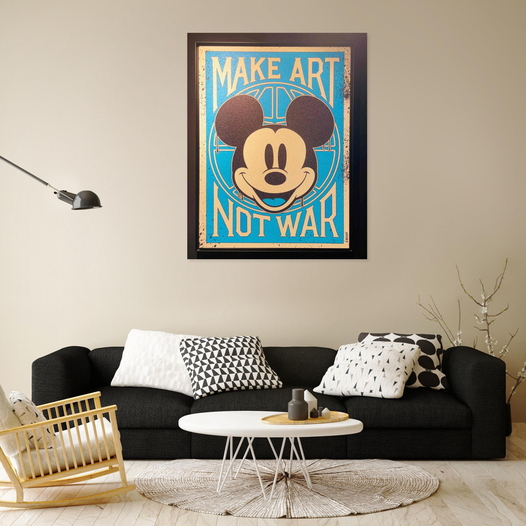 N.Nathan, Shepard message, painting - Artalistic online contemporary art buying and selling gallery