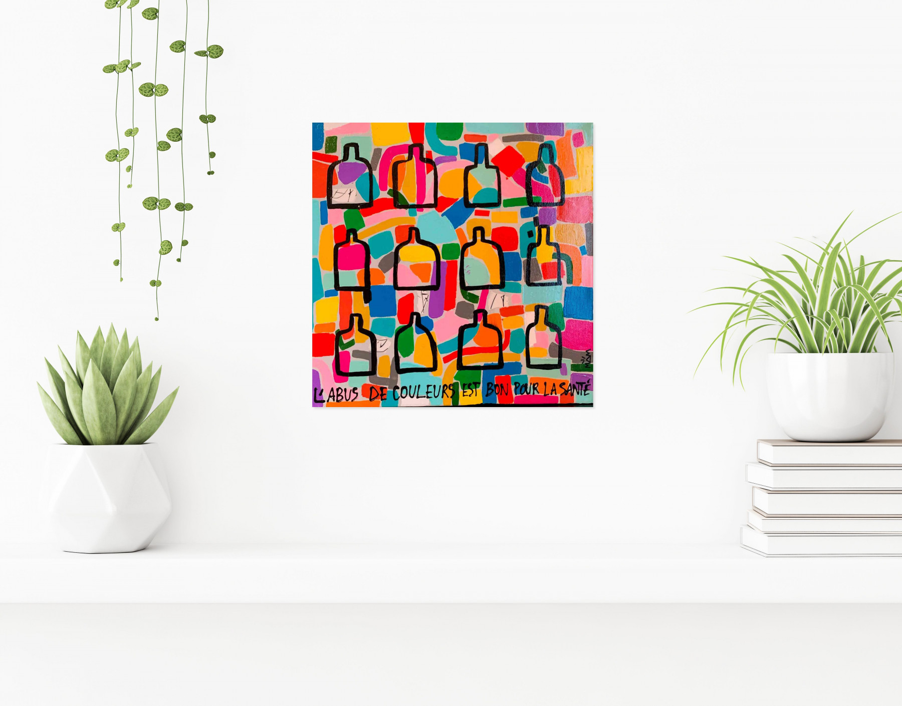 Mam, Abus de couleurs, painting - Artalistic online contemporary art buying and selling gallery