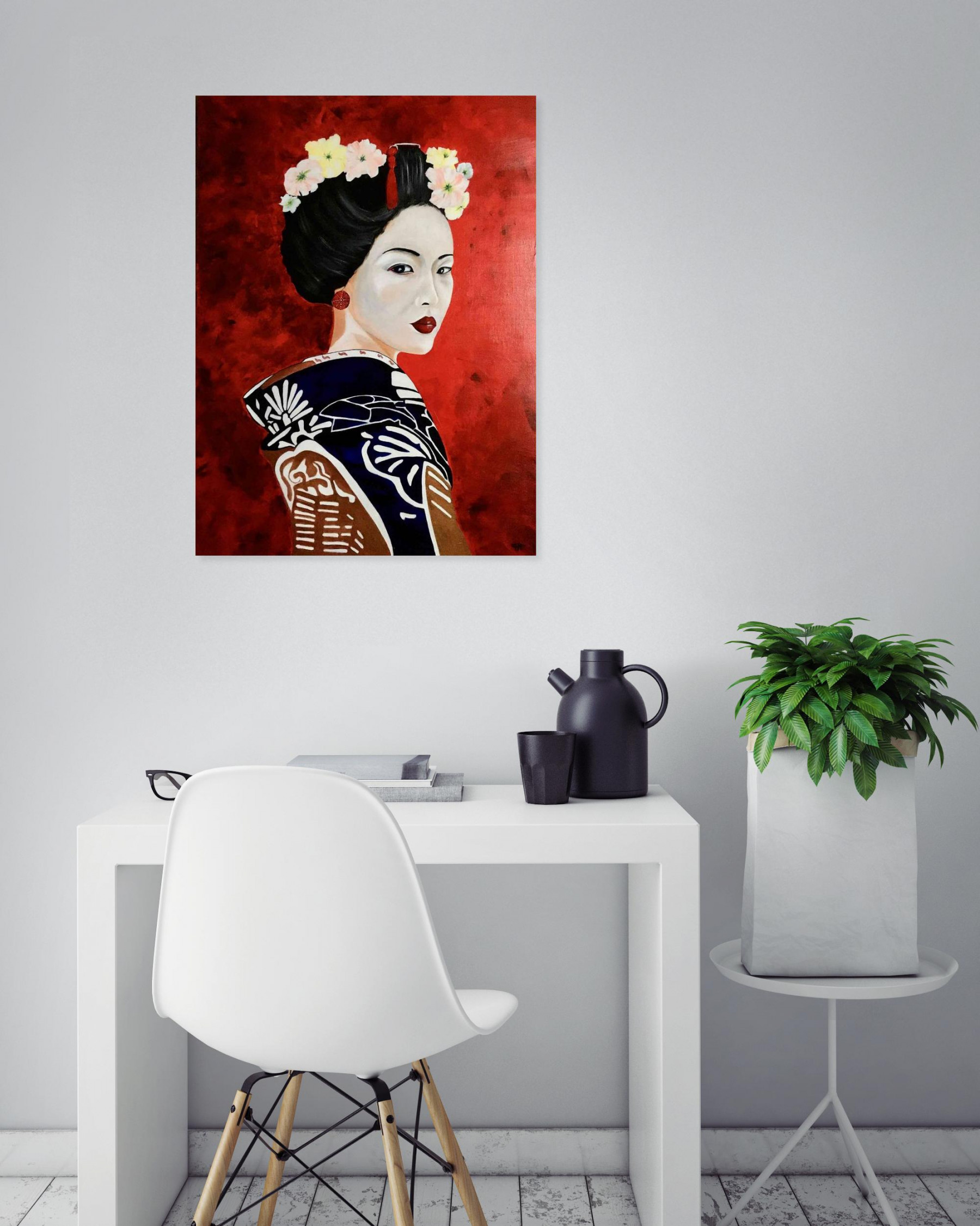 Françoise Augustine, Shizuka, painting - Artalistic online contemporary art buying and selling gallery