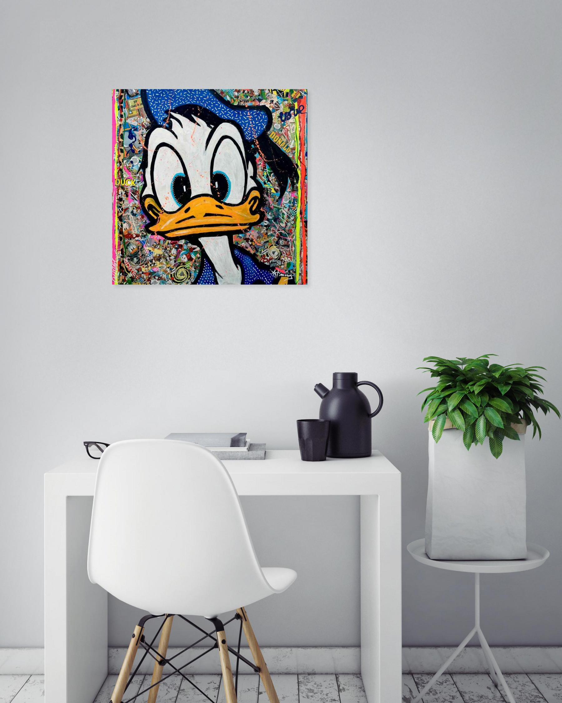 Art'Mony, Donald Pop Art, painting - Artalistic online contemporary art buying and selling gallery