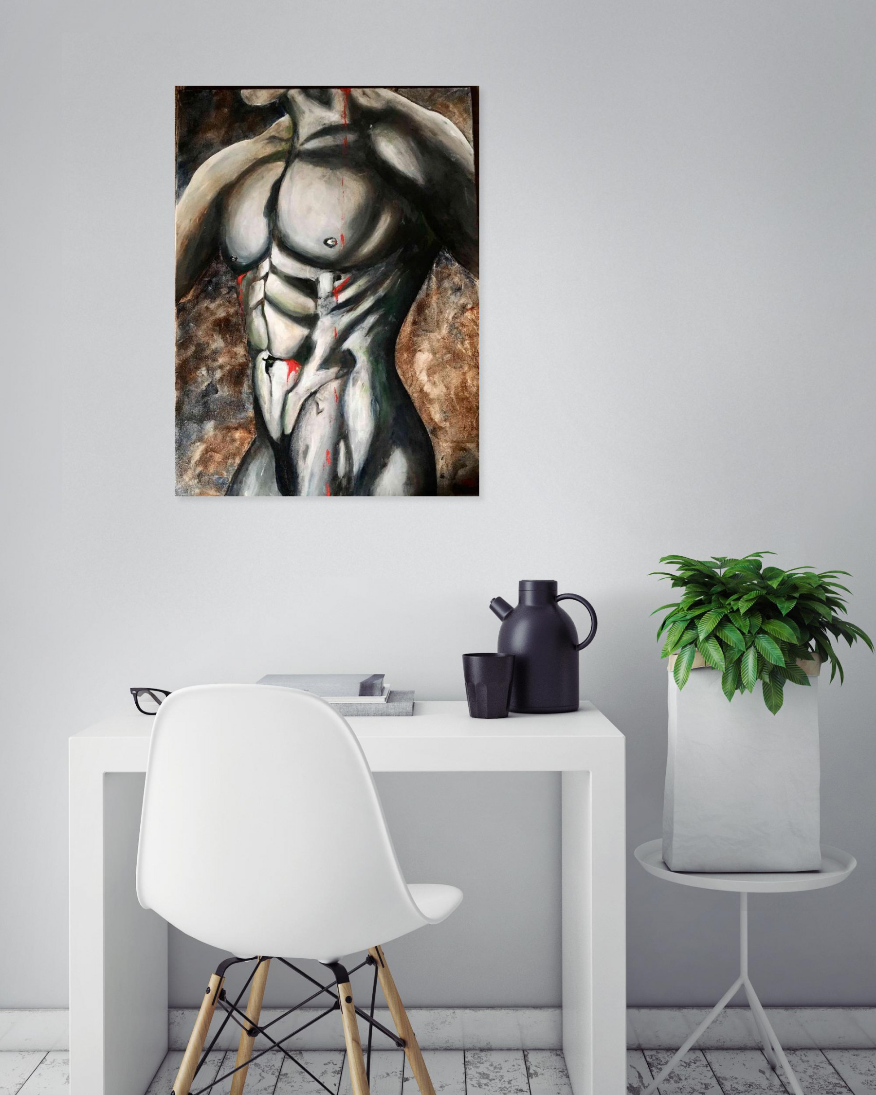Françoise Augustine, Crixus, painting - Artalistic online contemporary art buying and selling gallery