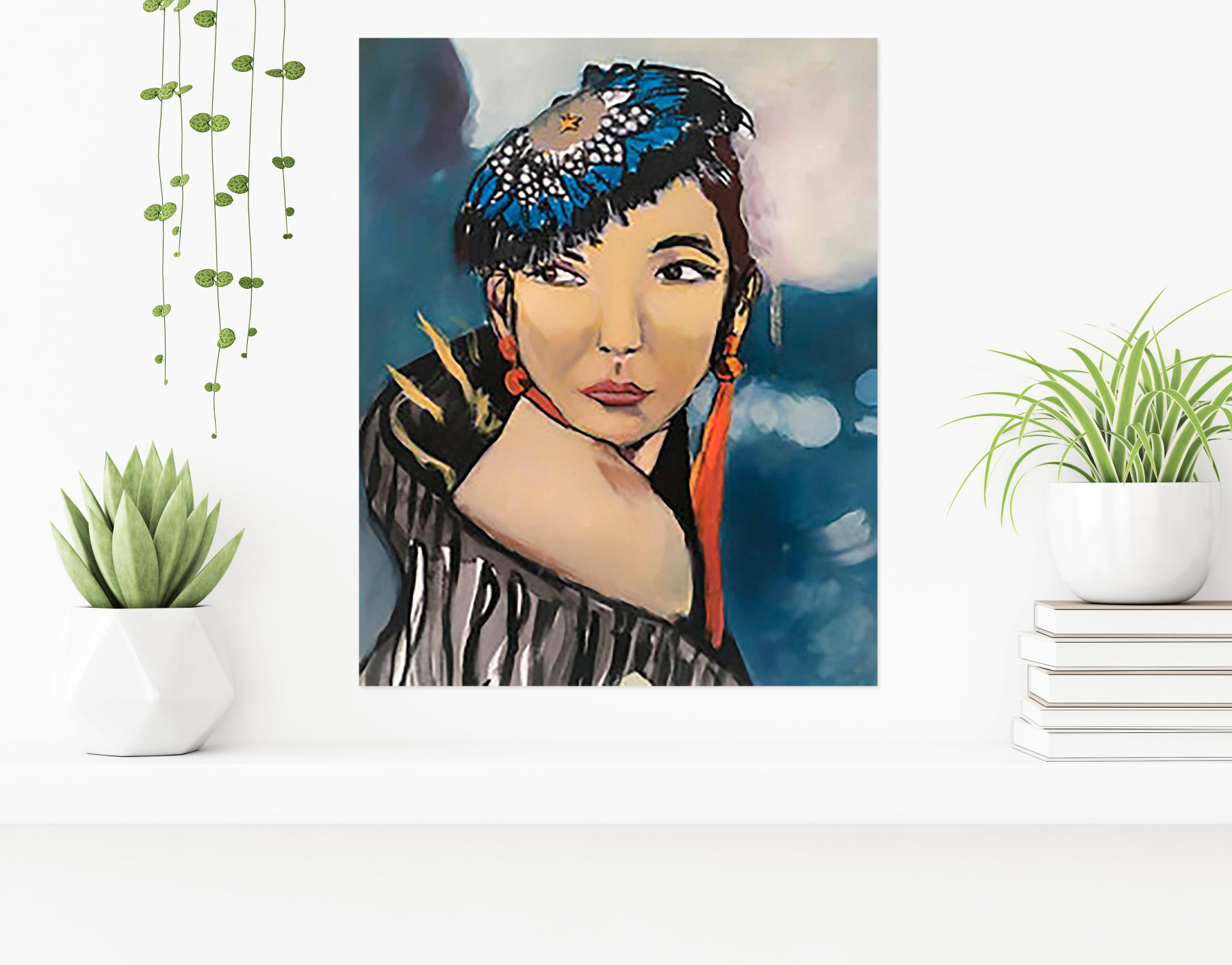 Aliénor de Cellès, Plumes, painting - Artalistic online contemporary art buying and selling gallery