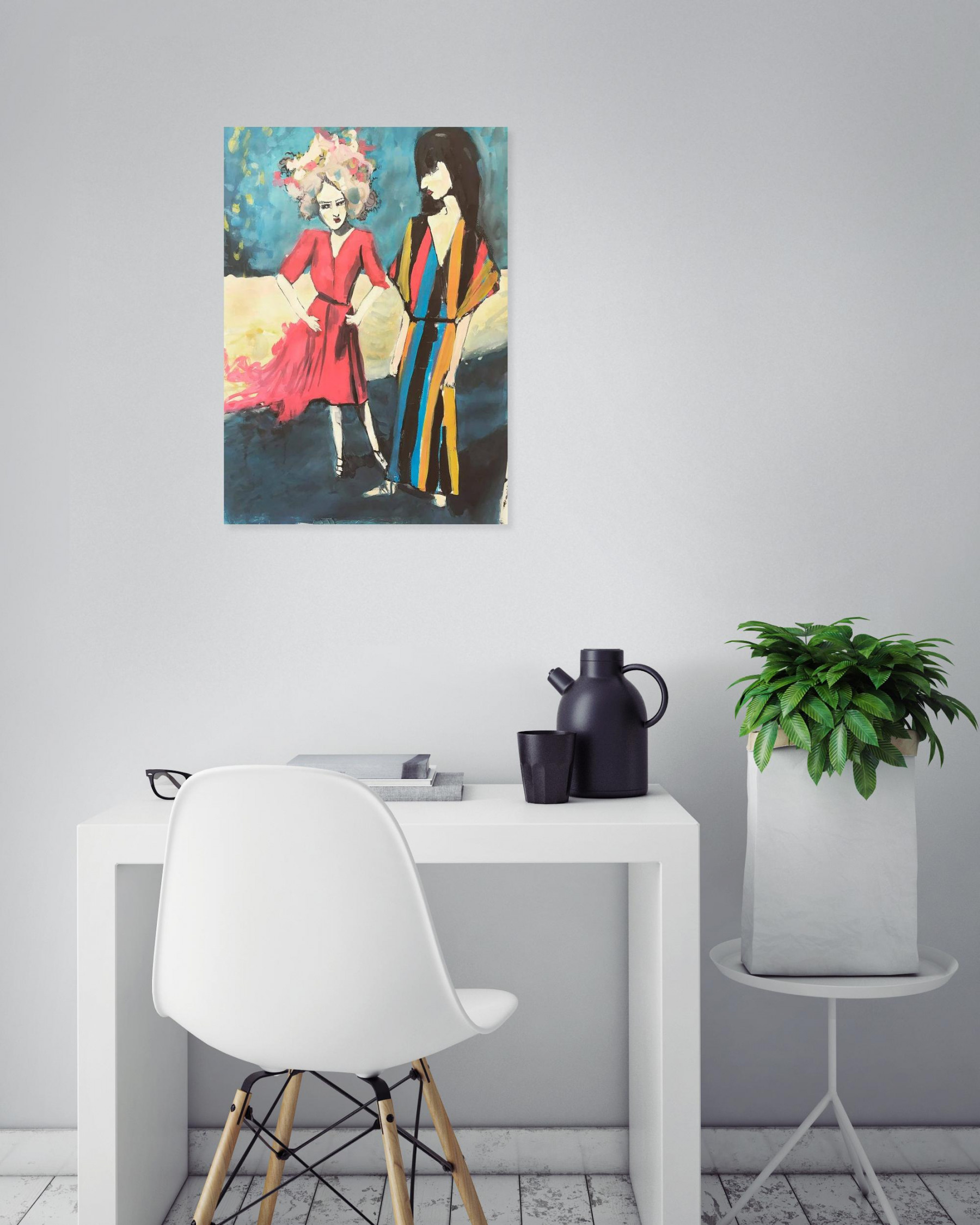Aliénor de Cellès, Chicane, painting - Artalistic online contemporary art buying and selling gallery