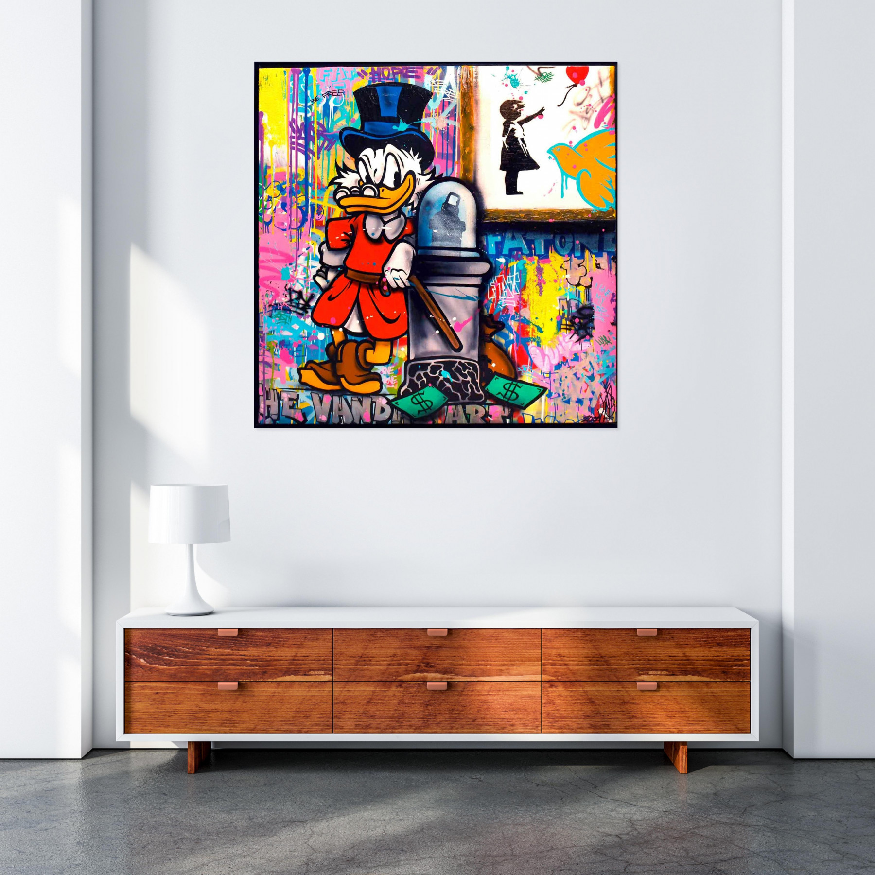 Fat, Be free, painting - Artalistic online contemporary art buying and selling gallery