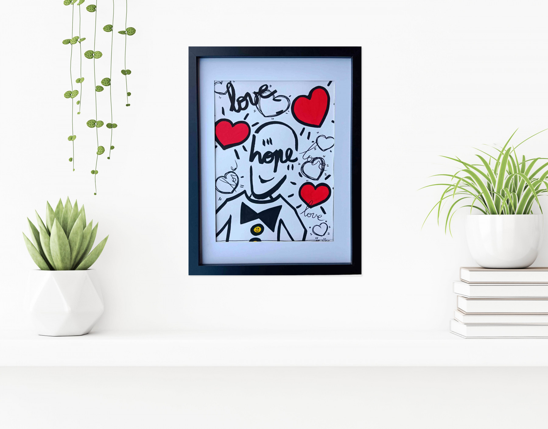 Mr Hope, Love, painting - Artalistic online contemporary art buying and selling gallery