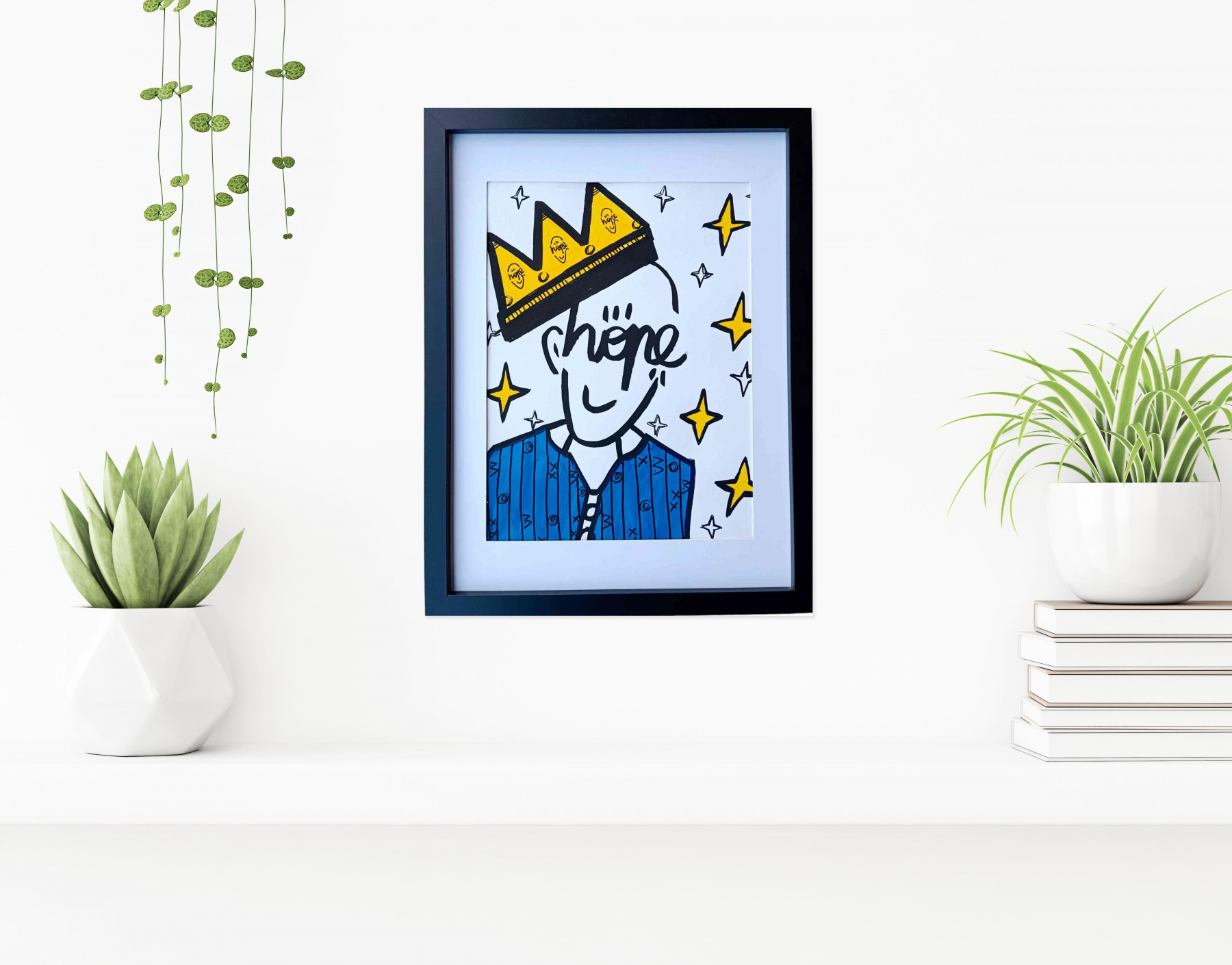 Mr Hope, Un air de petit prince, painting - Artalistic online contemporary art buying and selling gallery