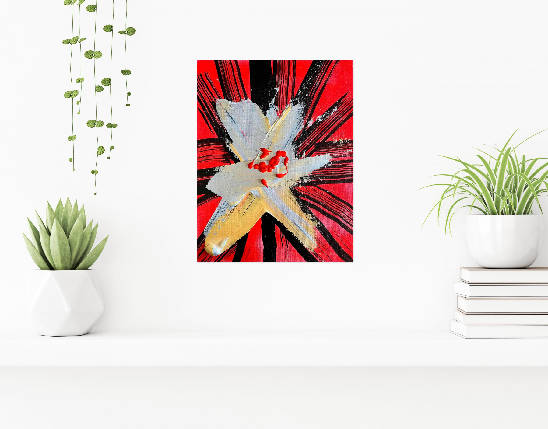 Sofia R, Explosion, painting - Artalistic online contemporary art buying and selling gallery