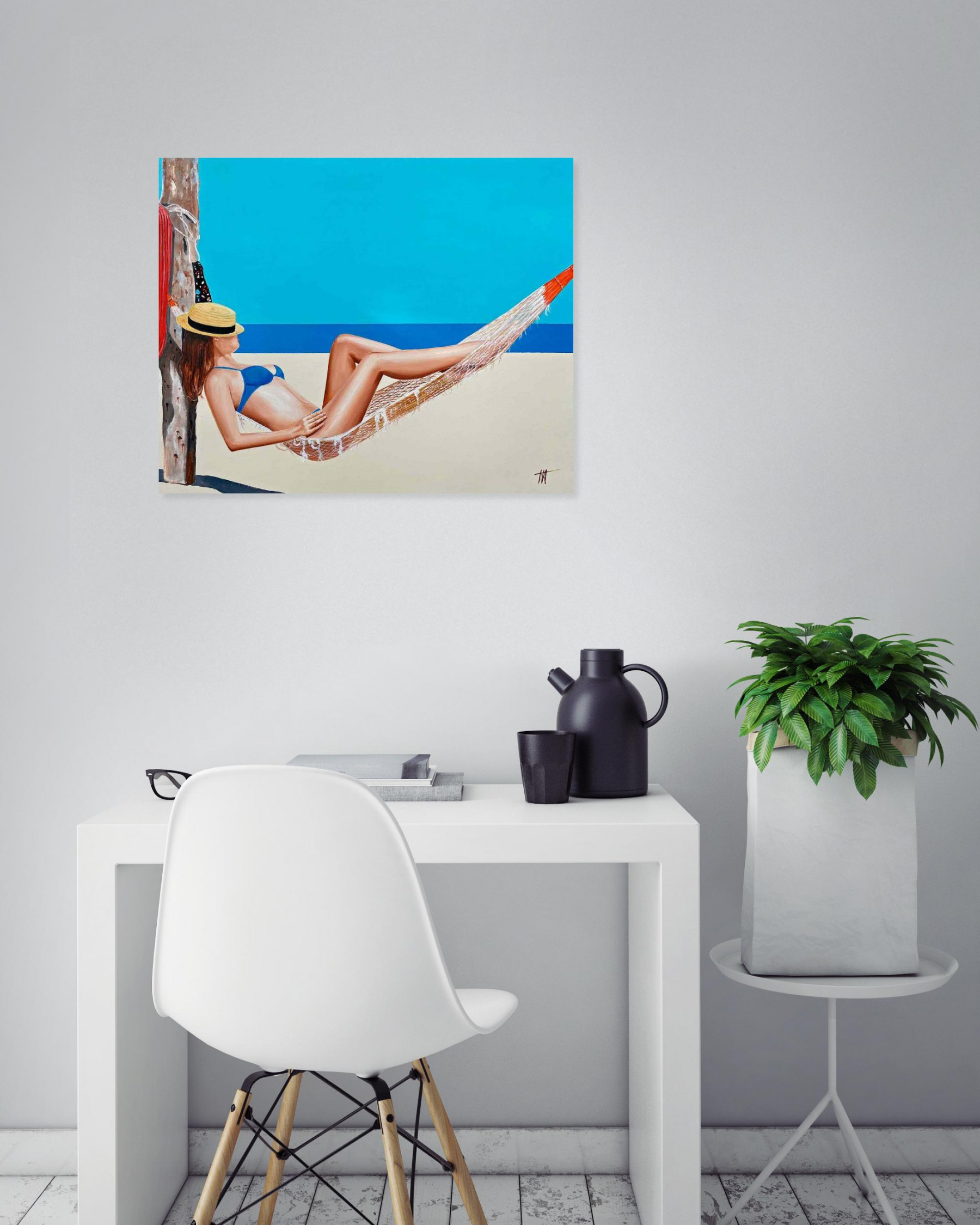 Jean-Jacques Venturini, Sous le soleil exactement, painting - Artalistic online contemporary art buying and selling gallery