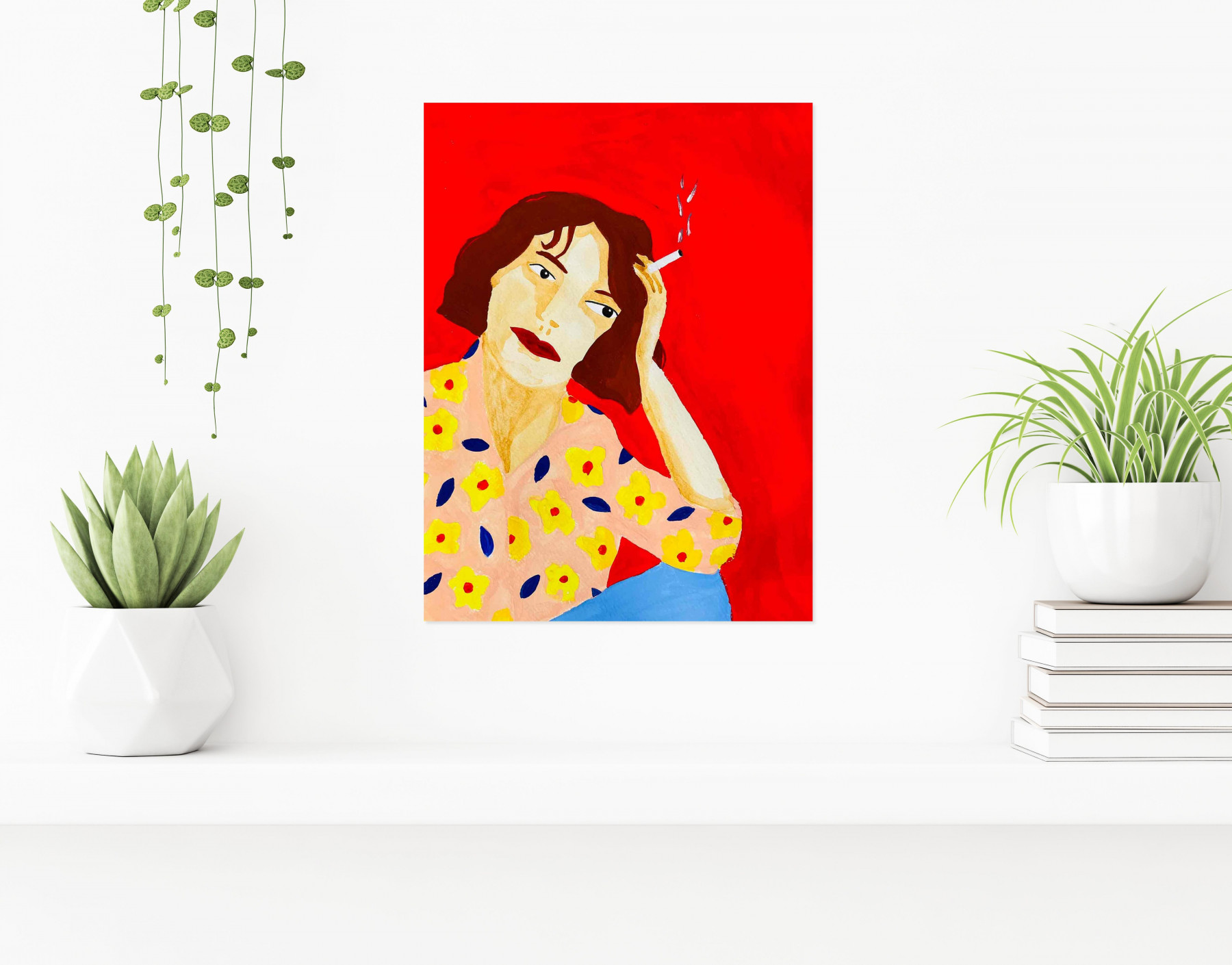 Maud Louviot, Emma, painting - Artalistic online contemporary art buying and selling gallery
