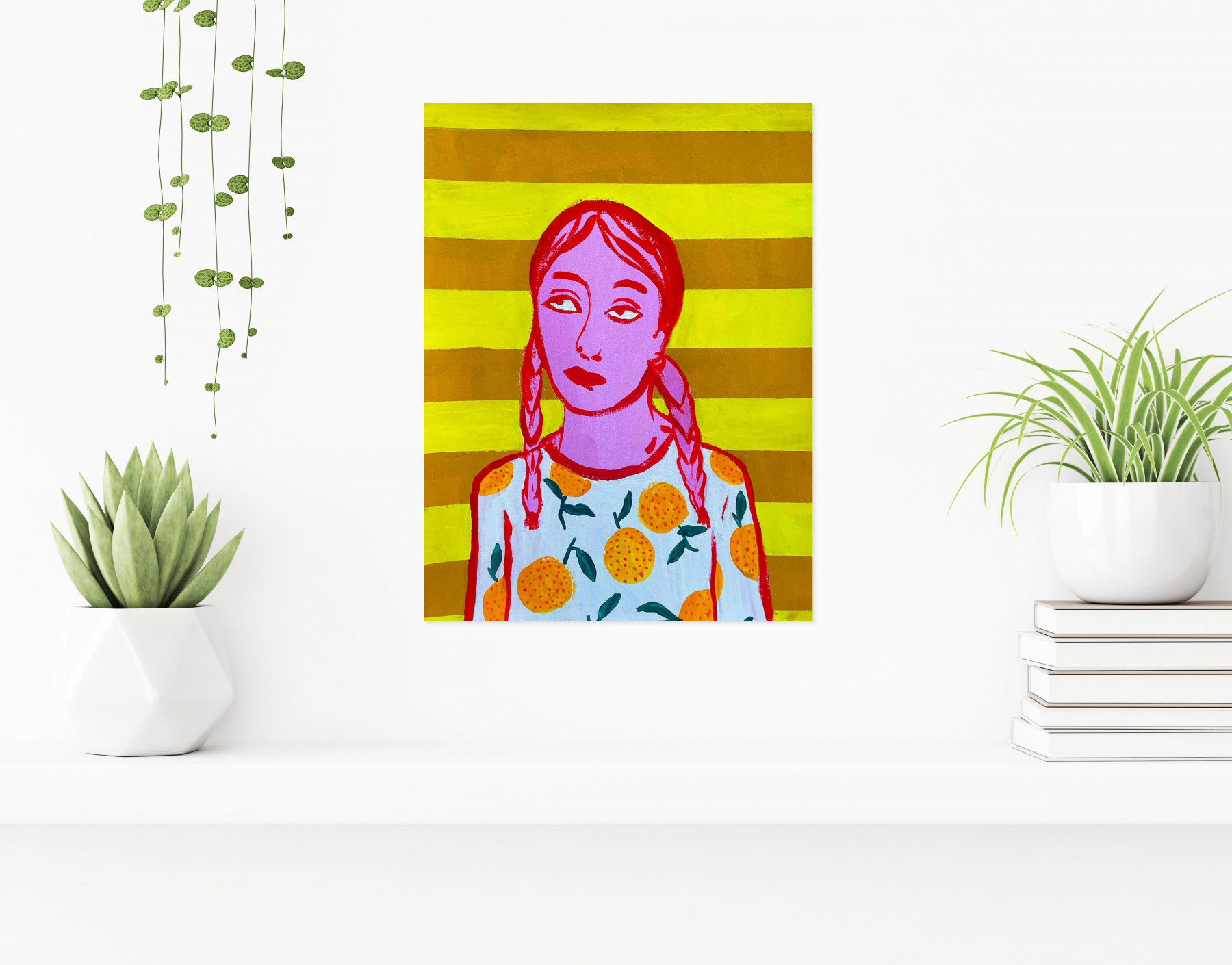 Maud Louviot, Lise, painting - Artalistic online contemporary art buying and selling gallery