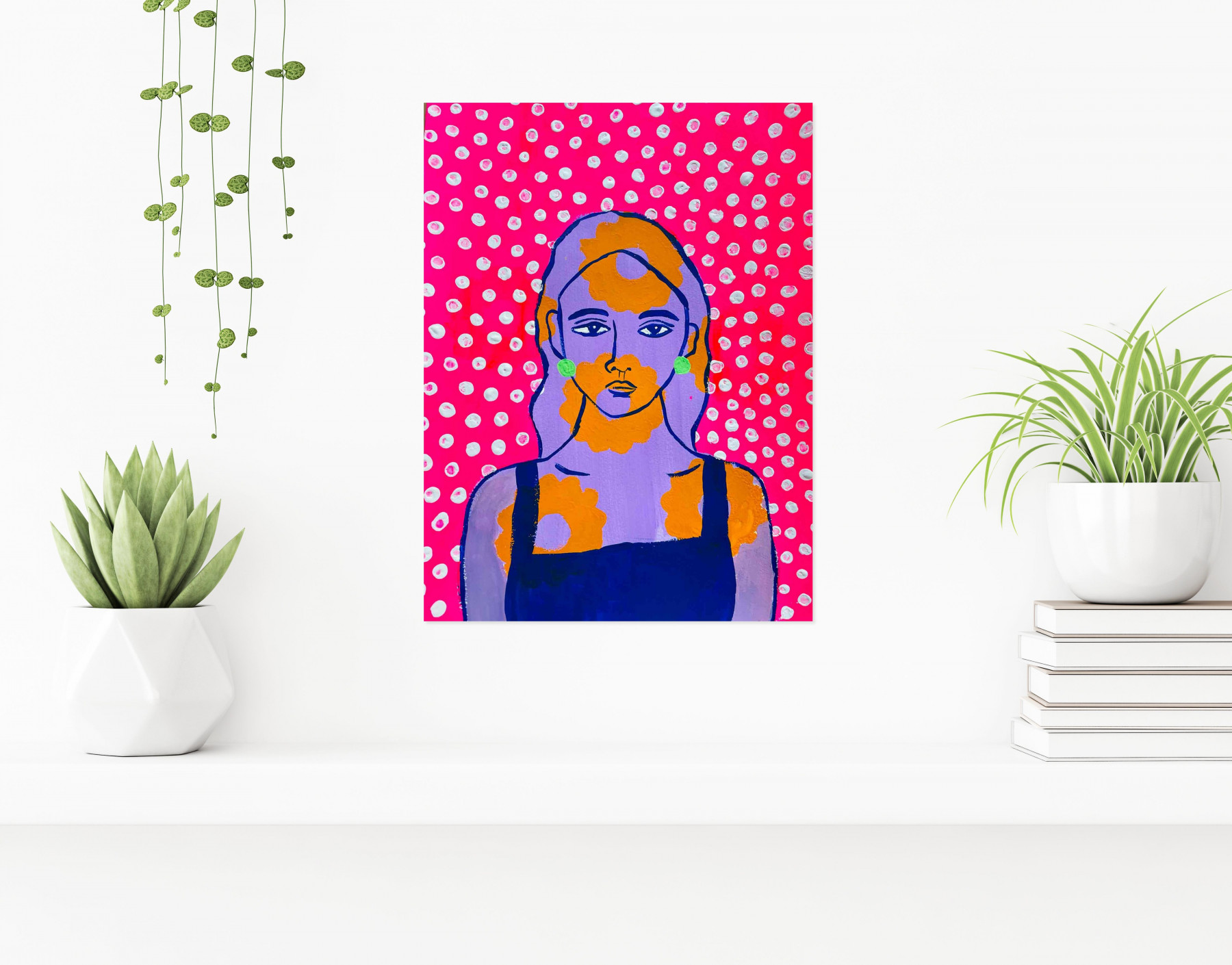 Maud Louviot, Mila, painting - Artalistic online contemporary art buying and selling gallery