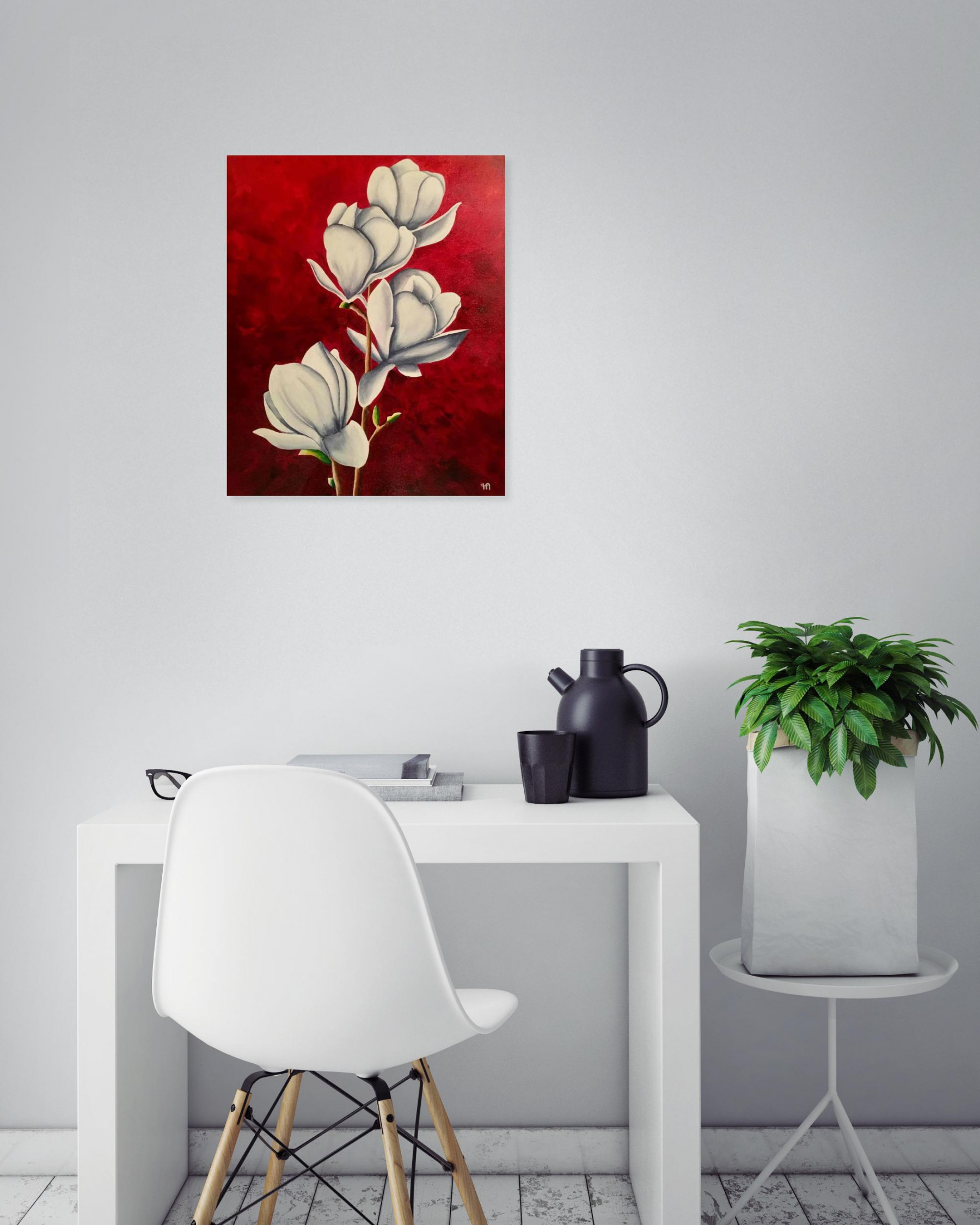 Françoise Augustine, Coeur renfermé, painting - Artalistic online contemporary art buying and selling gallery