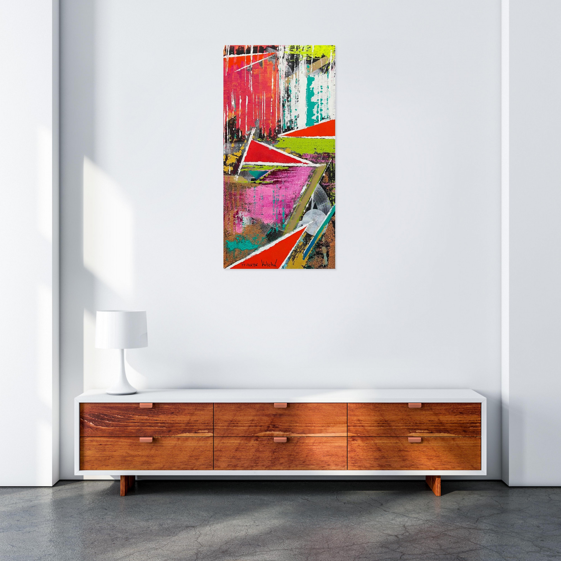 Princesse Kitchu, Love drift, painting - Artalistic online contemporary art buying and selling gallery