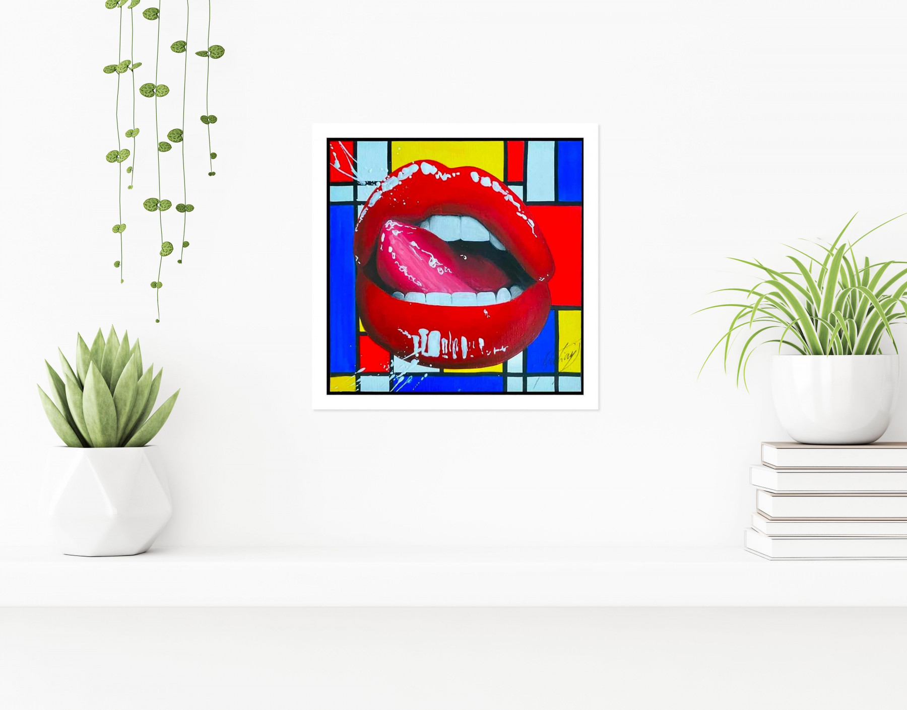 Julie Galiay, Mondrian désir, painting - Artalistic online contemporary art buying and selling gallery