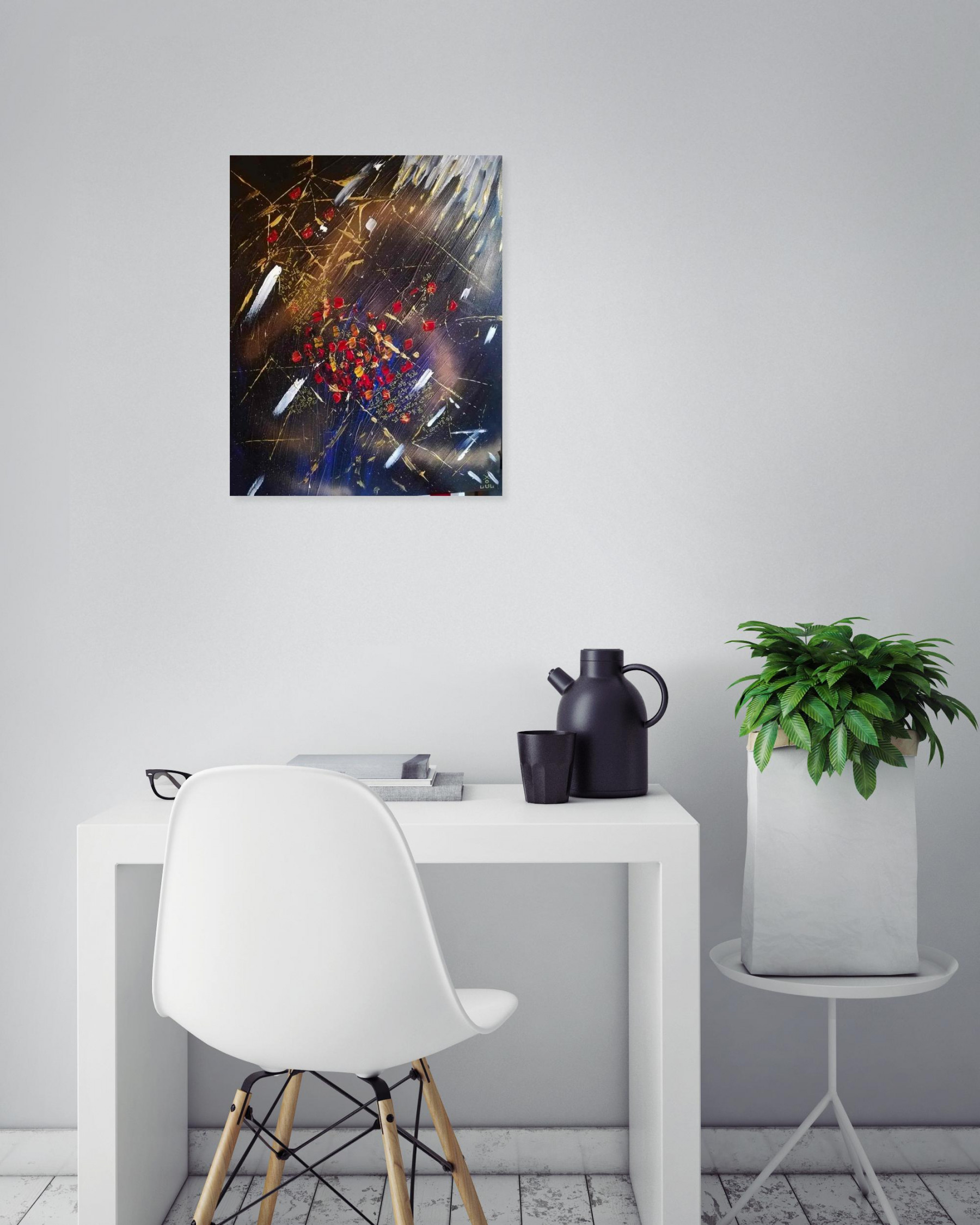 Lili Cox, Neptune 12, painting - Artalistic online contemporary art buying and selling gallery