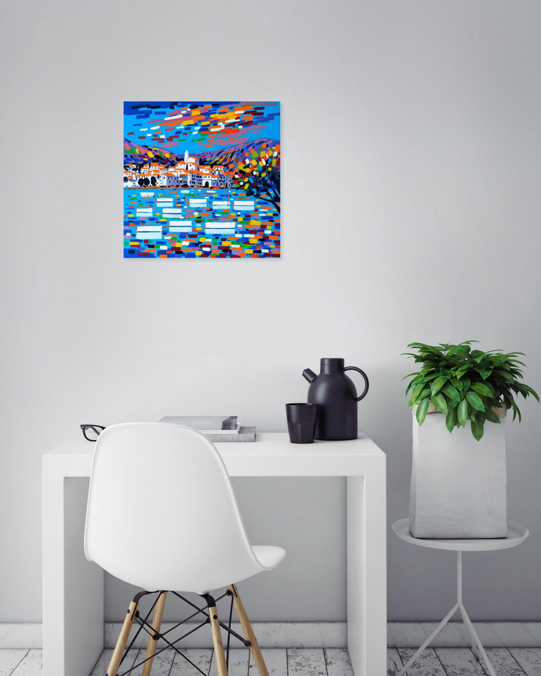 Michael Lefevre, Cadaqués, painting - Artalistic online contemporary art buying and selling gallery