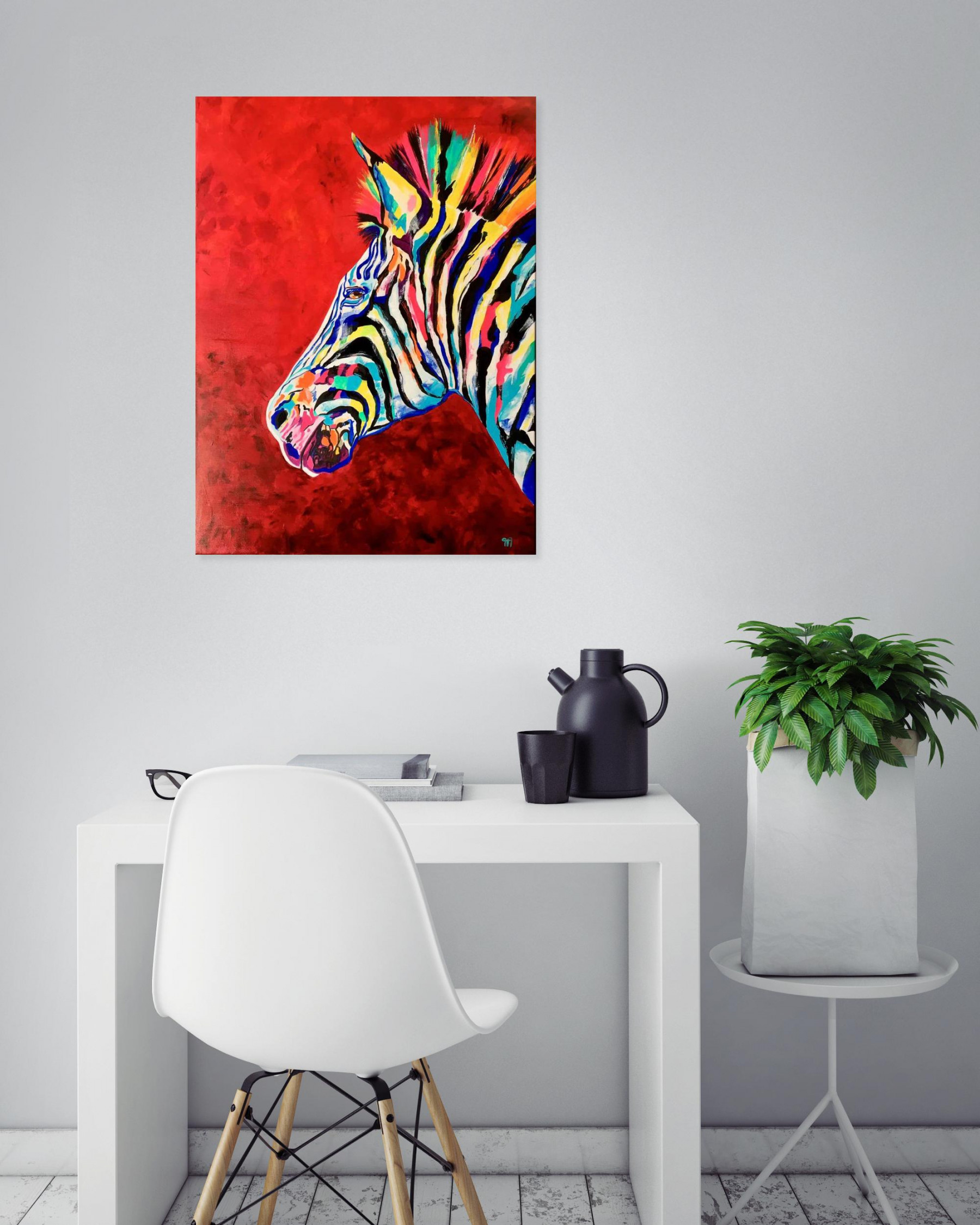 Françoise Augustine, Stormy, painting - Artalistic online contemporary art buying and selling gallery