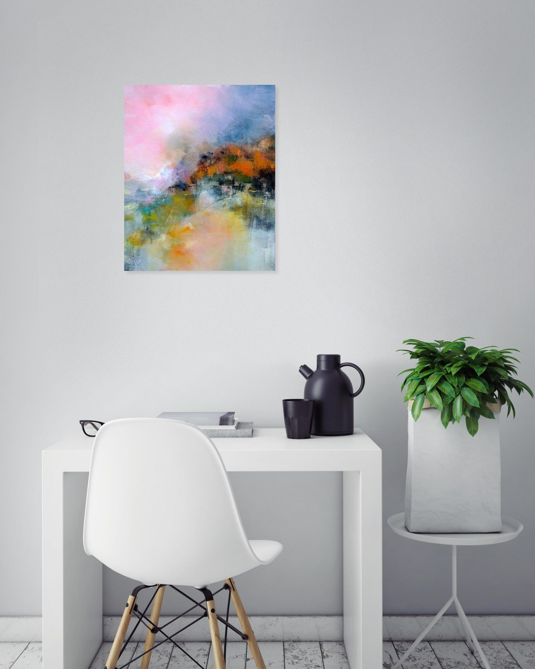 Marianne Quinzin, La saison rousse, painting - Artalistic online contemporary art buying and selling gallery