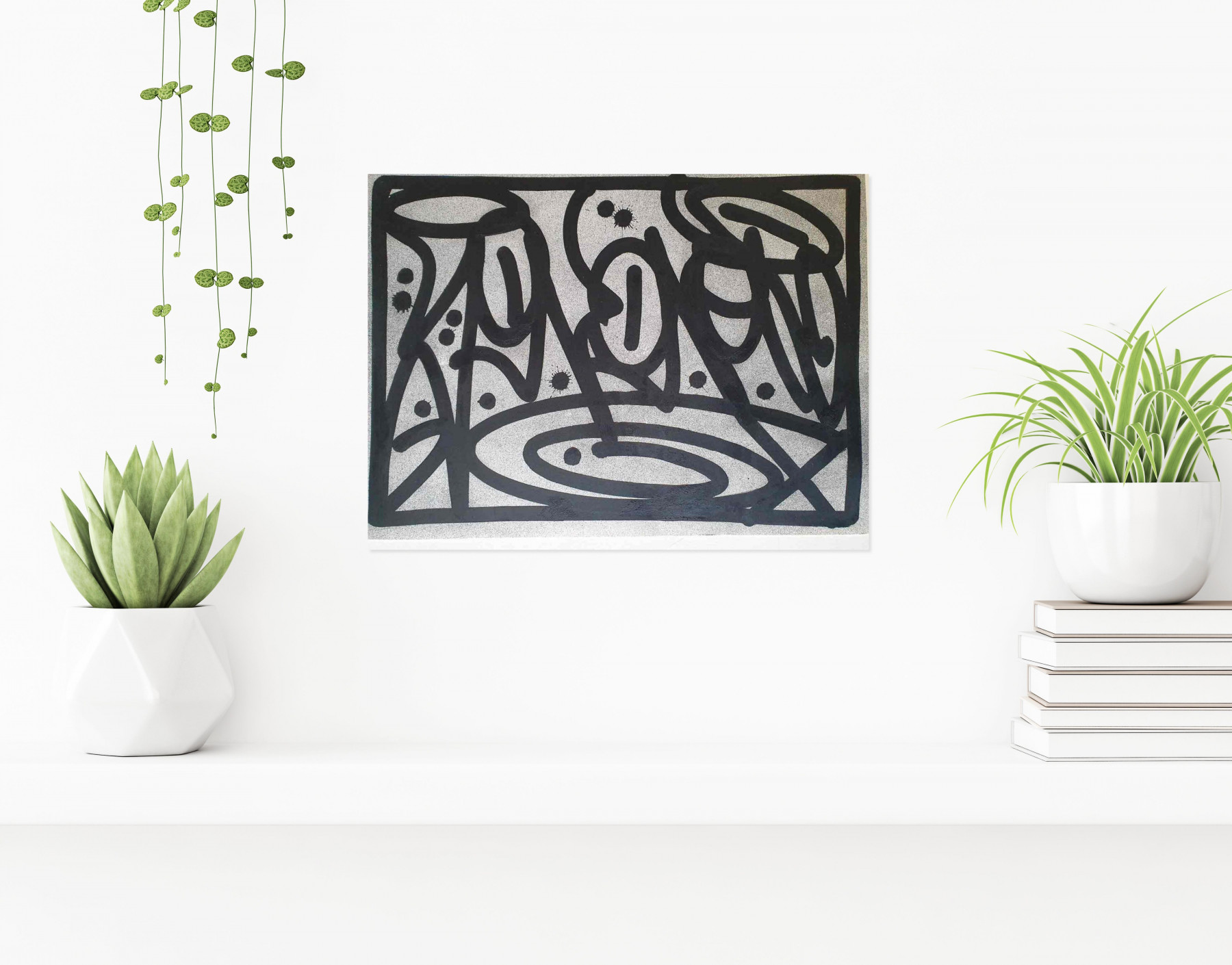 Jonone, Borders, drawing - Artalistic online contemporary art buying and selling gallery
