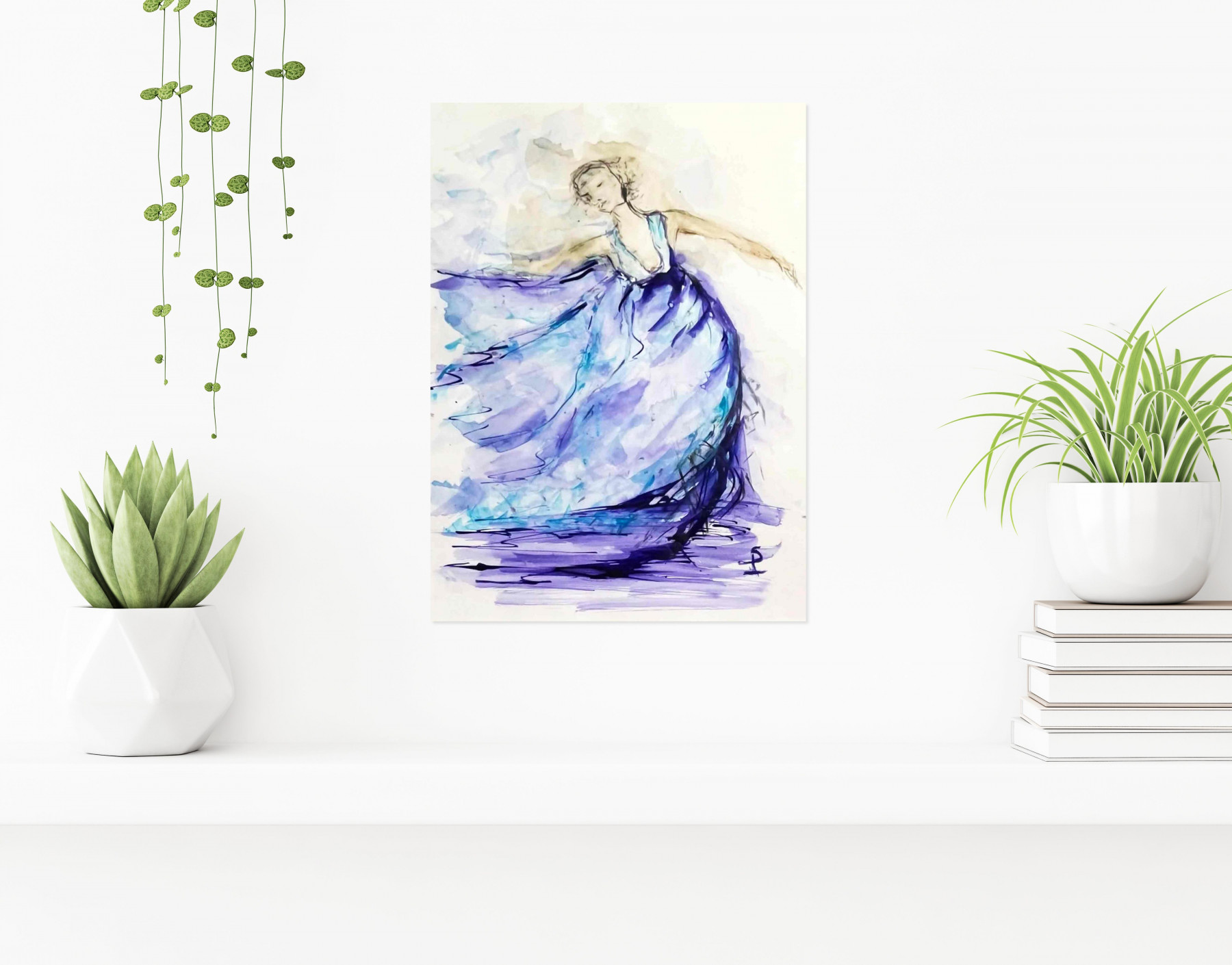 Sylvie Pulur, dernière danse, drawing - Artalistic online contemporary art buying and selling gallery