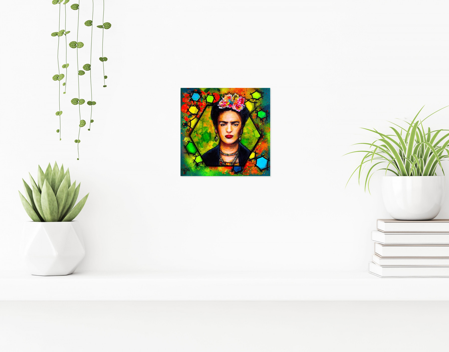 Priscilla Vettese, Tribute to Hexa-Frida, painting - Artalistic online contemporary art buying and selling gallery