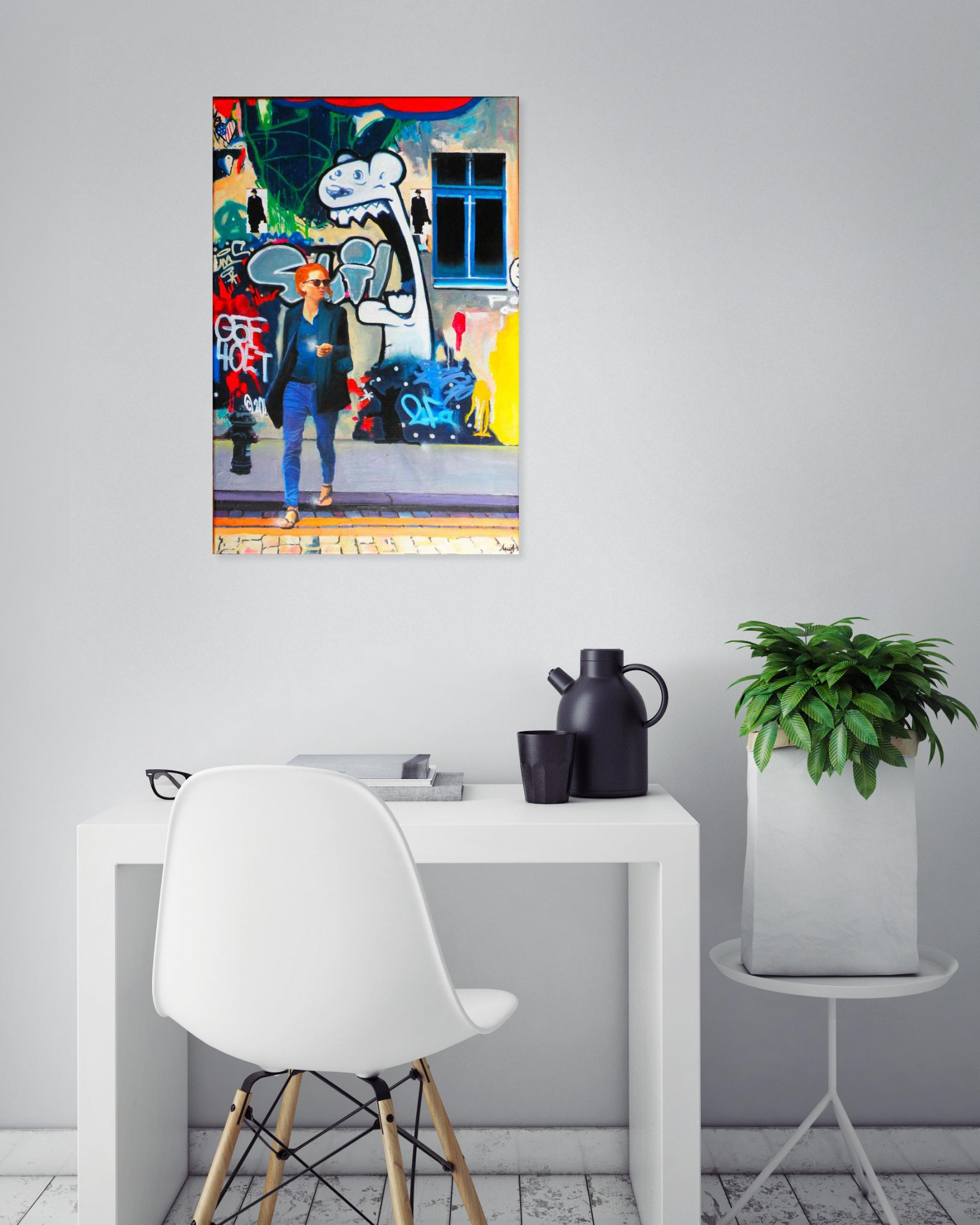 MIA, La grande zizanie, painting - Artalistic online contemporary art buying and selling gallery