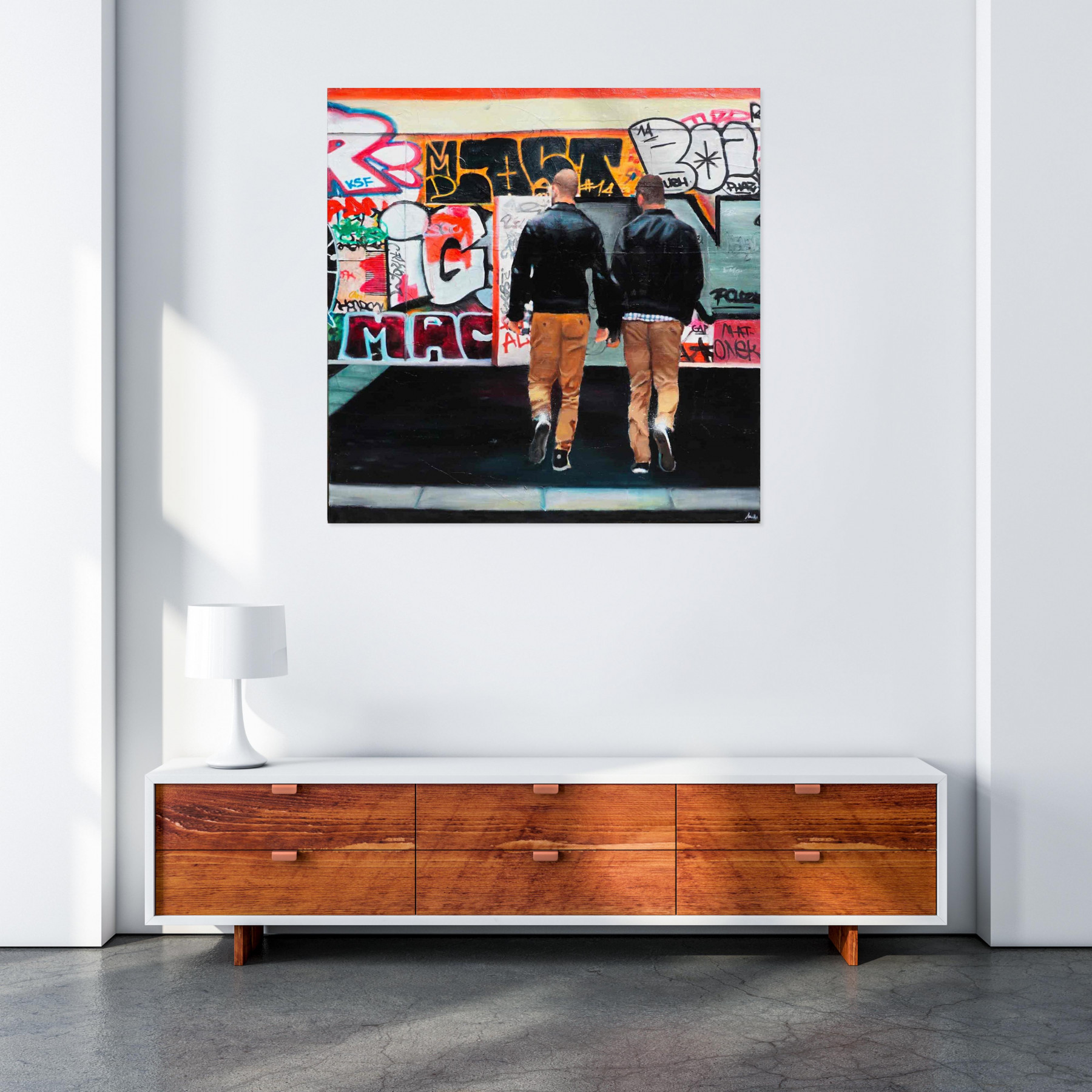 Mia, Crépuscule, painting - Artalistic online contemporary art buying and selling gallery