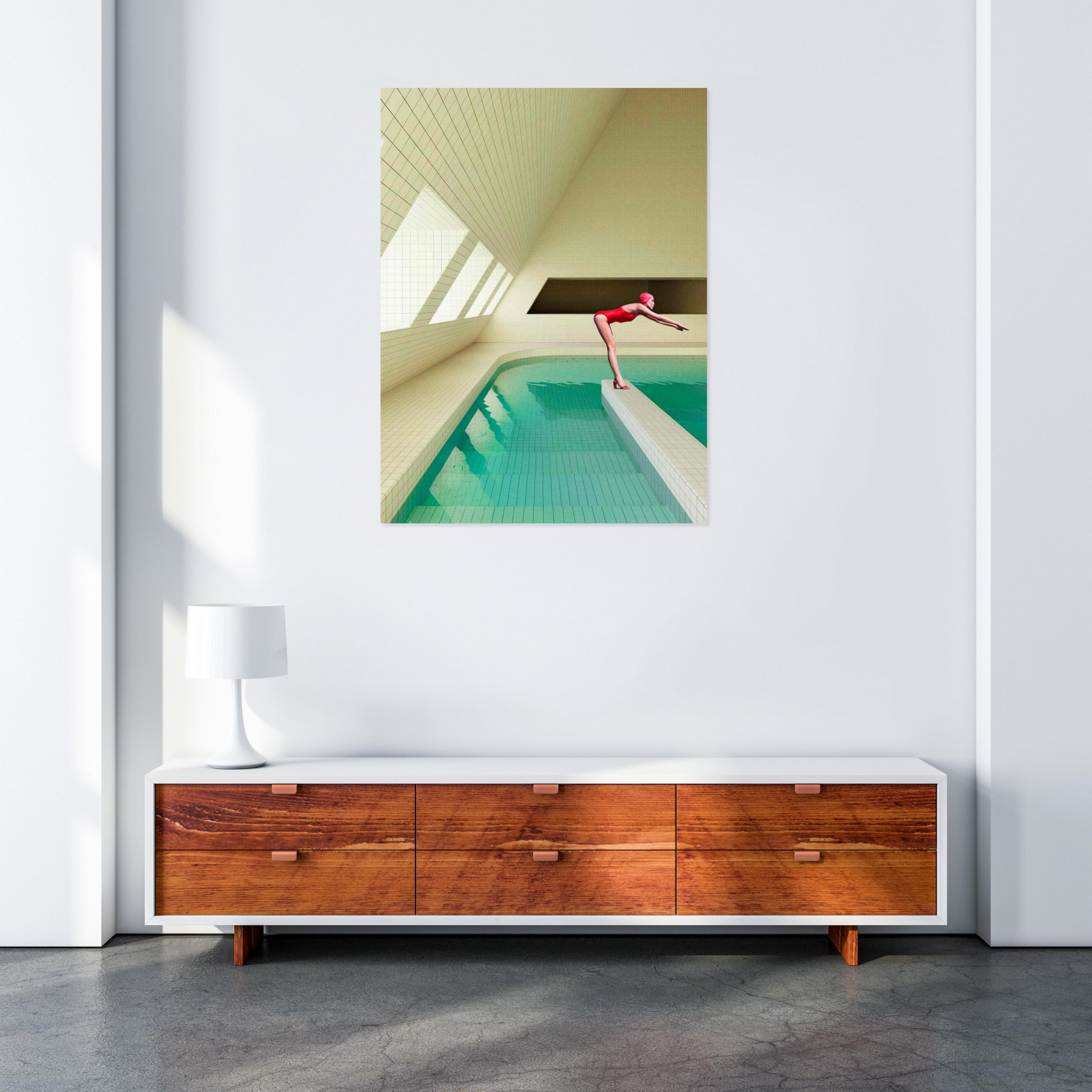 Mr Strange, La piscine de l'hôtel, edition - Artalistic online contemporary art buying and selling gallery
