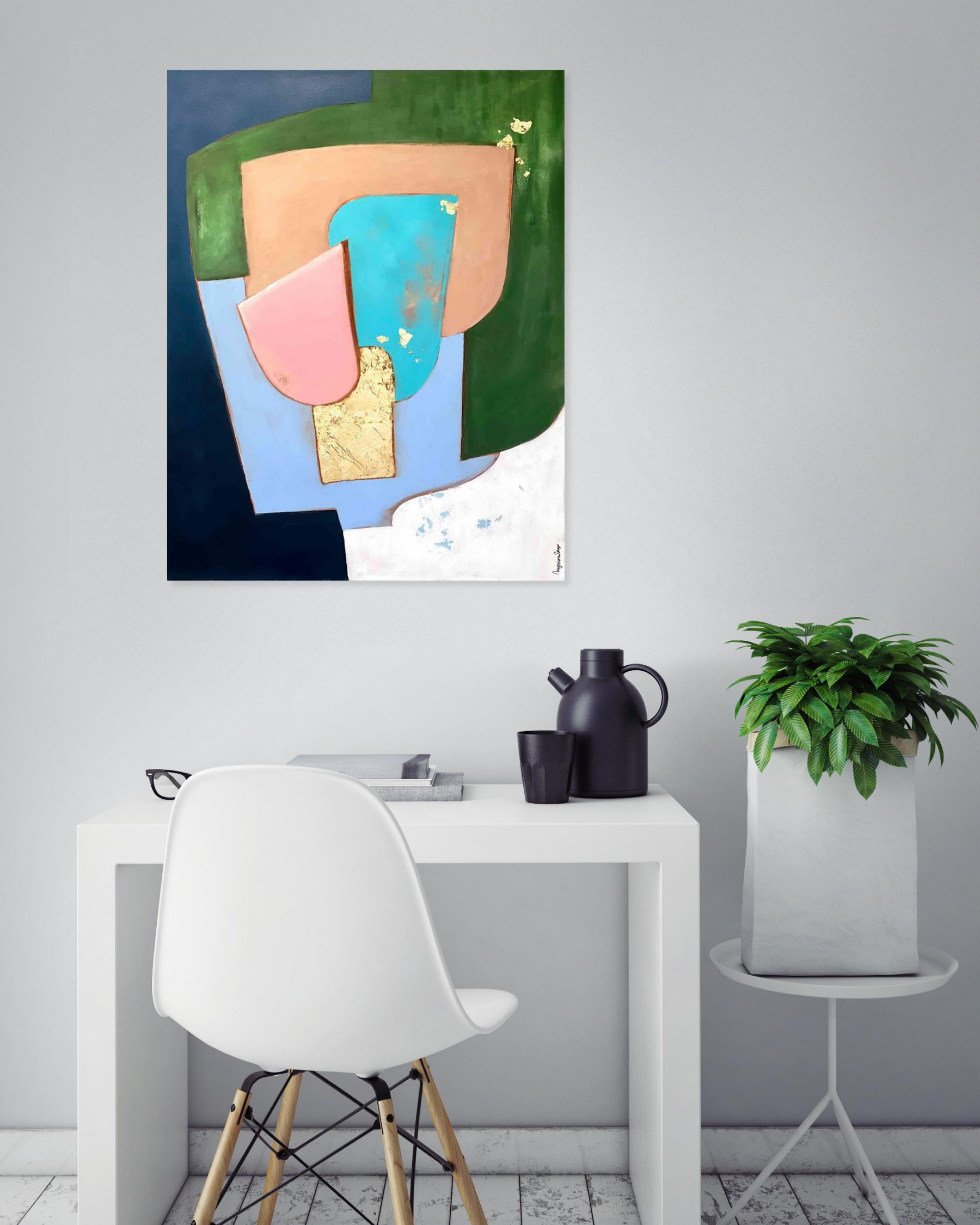 Myriam Saux, Sans titre II, painting - Artalistic online contemporary art buying and selling gallery