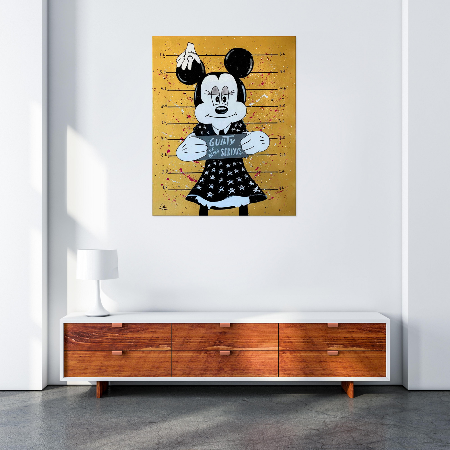 Casto Albarracin, Minie Addams, painting - Artalistic online contemporary art buying and selling gallery