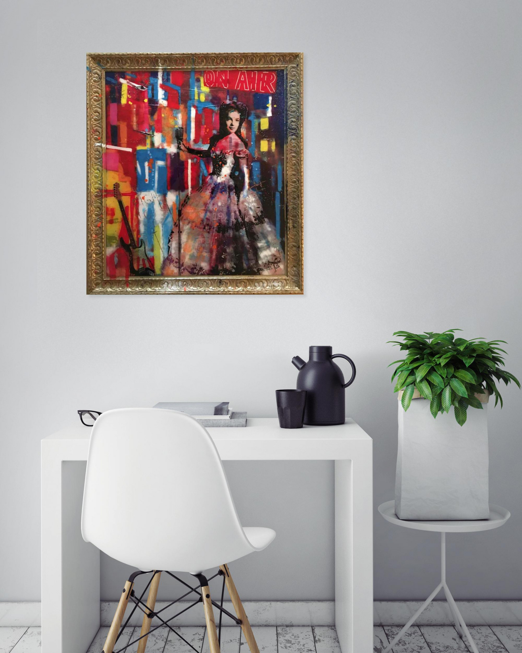 Fa2b, On air, painting - Artalistic online contemporary art buying and selling gallery