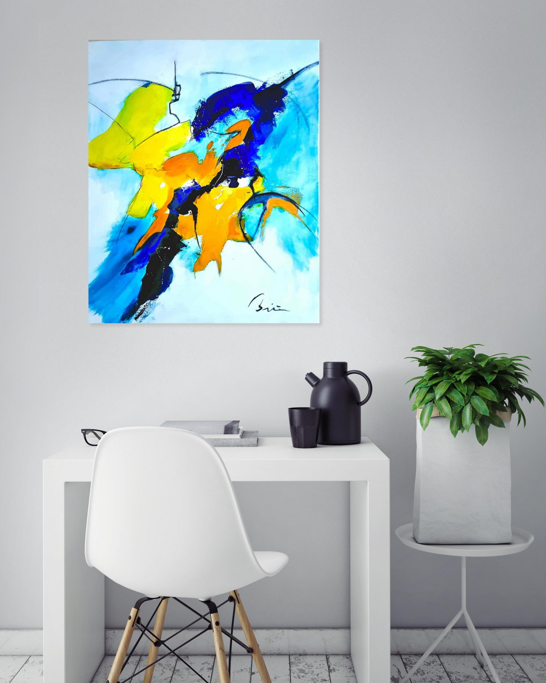 Patrick Briere, Symbiose, painting - Artalistic online contemporary art buying and selling gallery