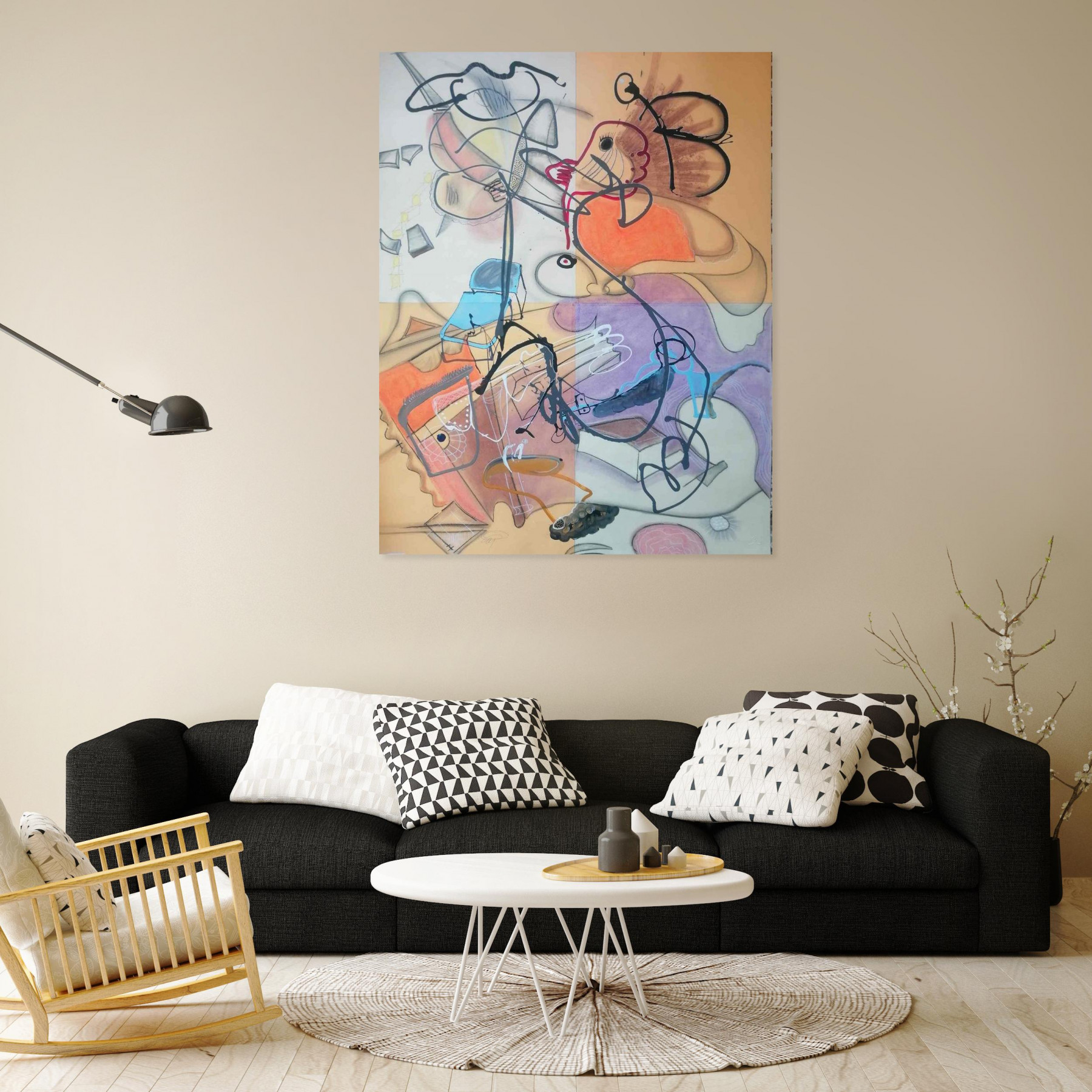 Stefano Mazzolini, Qgtutu, painting - Artalistic online contemporary art buying and selling gallery