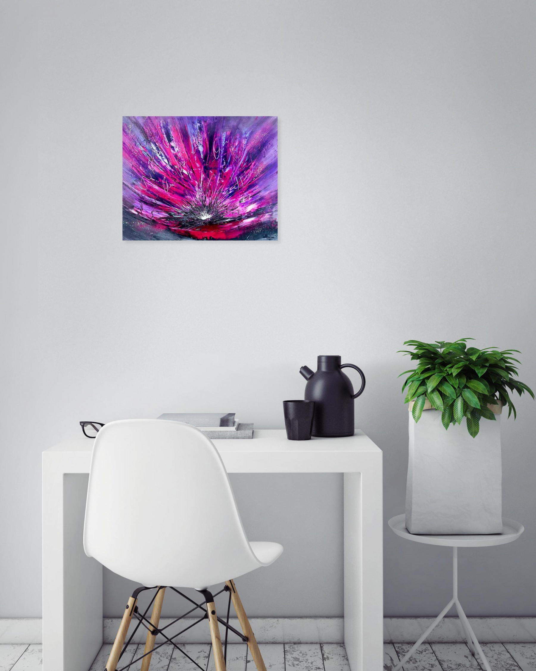 Mimine, Eclosion, painting - Artalistic online contemporary art buying and selling gallery