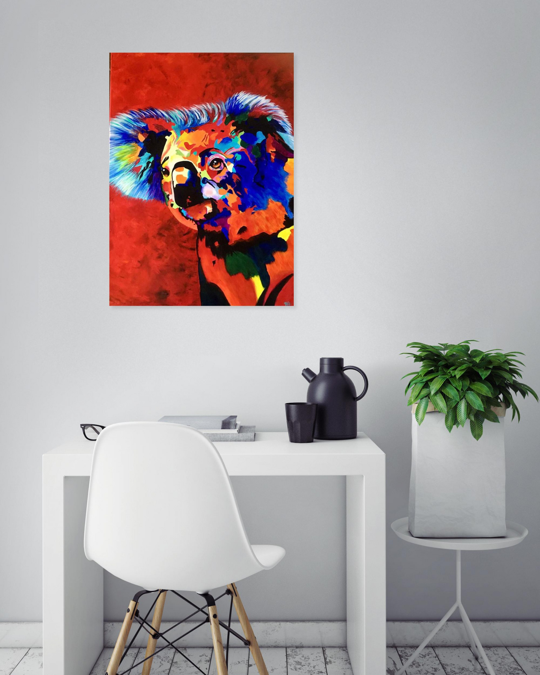 Françoise Augustine, Sam, painting - Artalistic online contemporary art buying and selling gallery