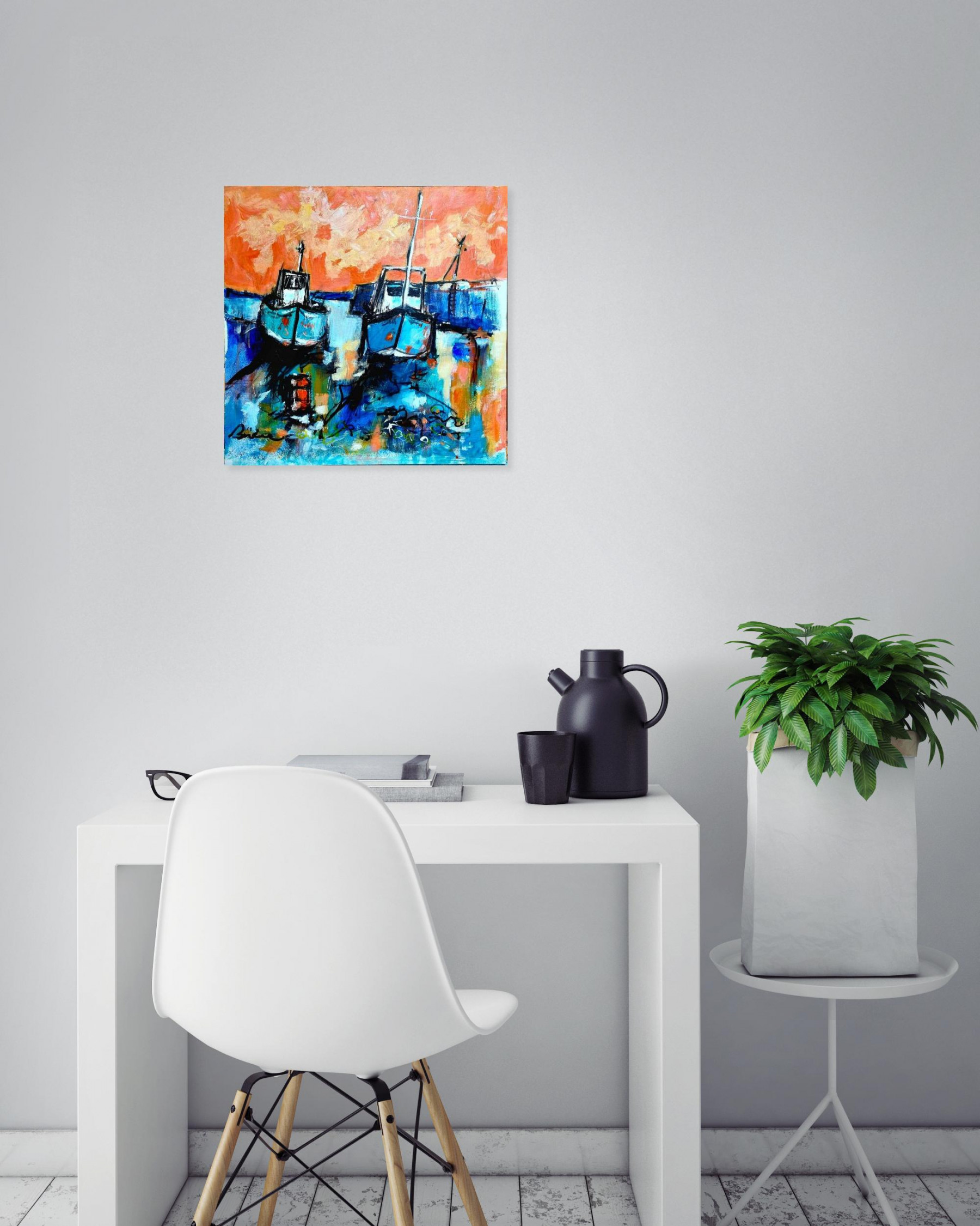 Patrick Briere, Marée basse, painting - Artalistic online contemporary art buying and selling gallery