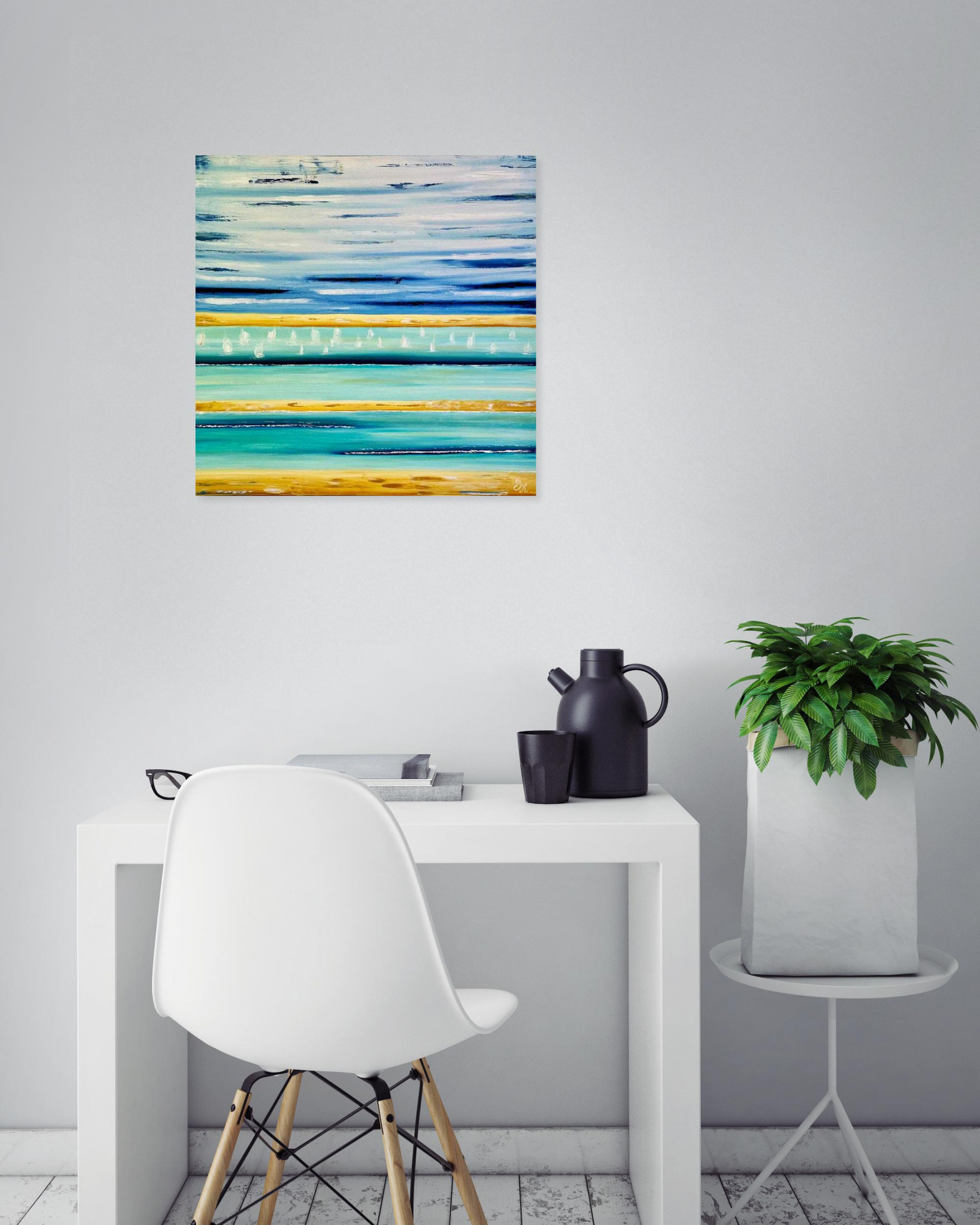 Emilie Kieffer, Evasion, painting - Artalistic online contemporary art buying and selling gallery