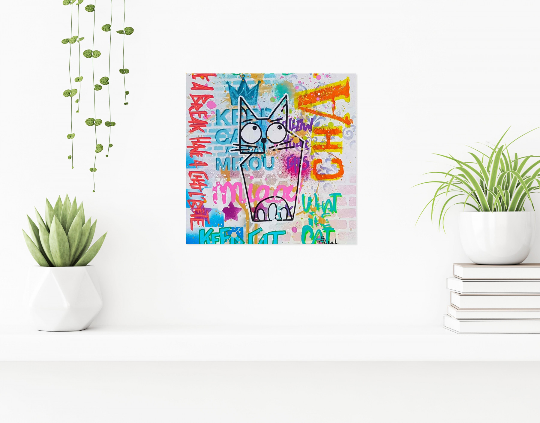 Stéphanie Godann, Chatnonyme, painting - Artalistic online contemporary art buying and selling gallery